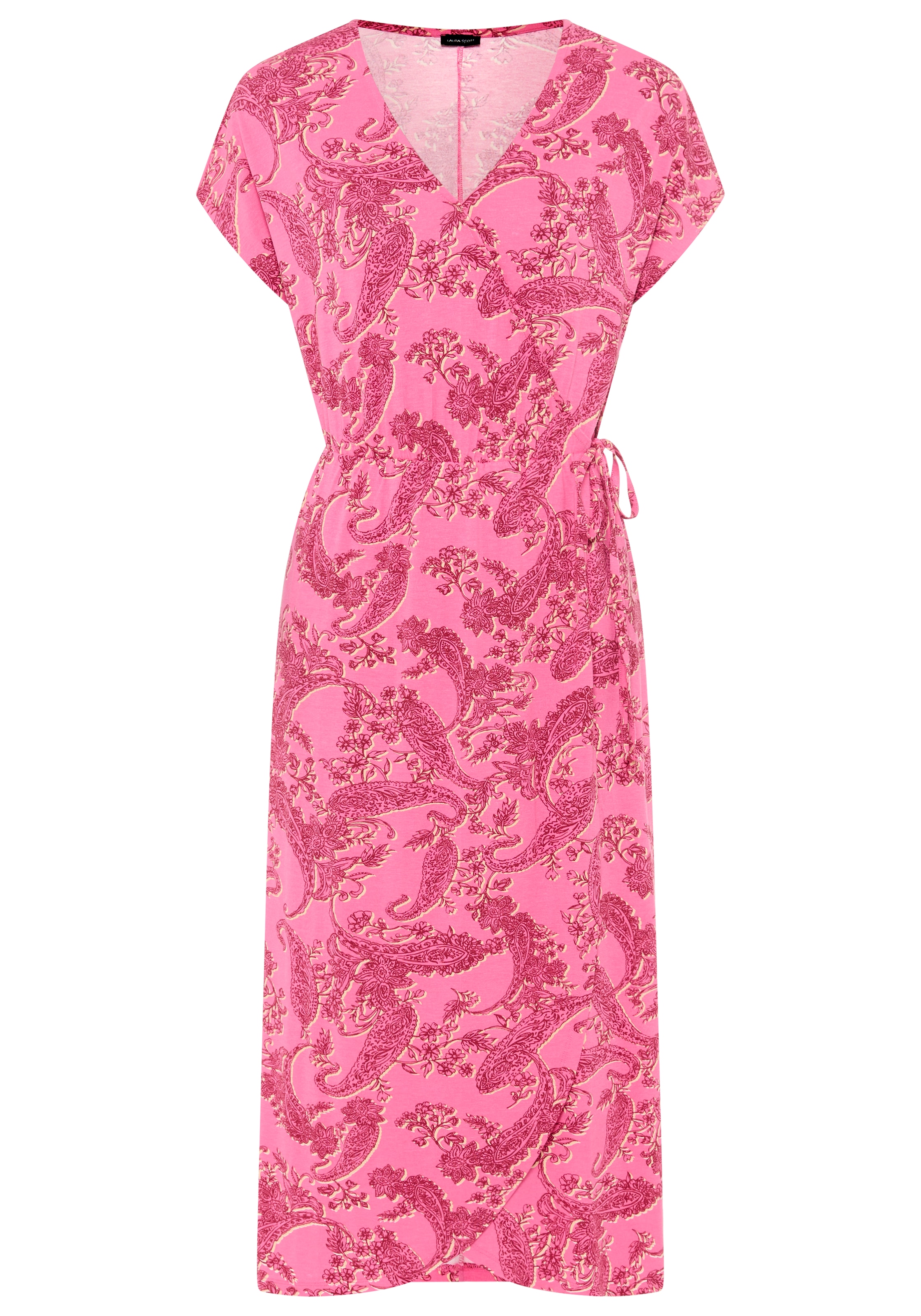 Laura Scott Sommerkleid mit Paisley-Optik, aus Viskose und Elasthan