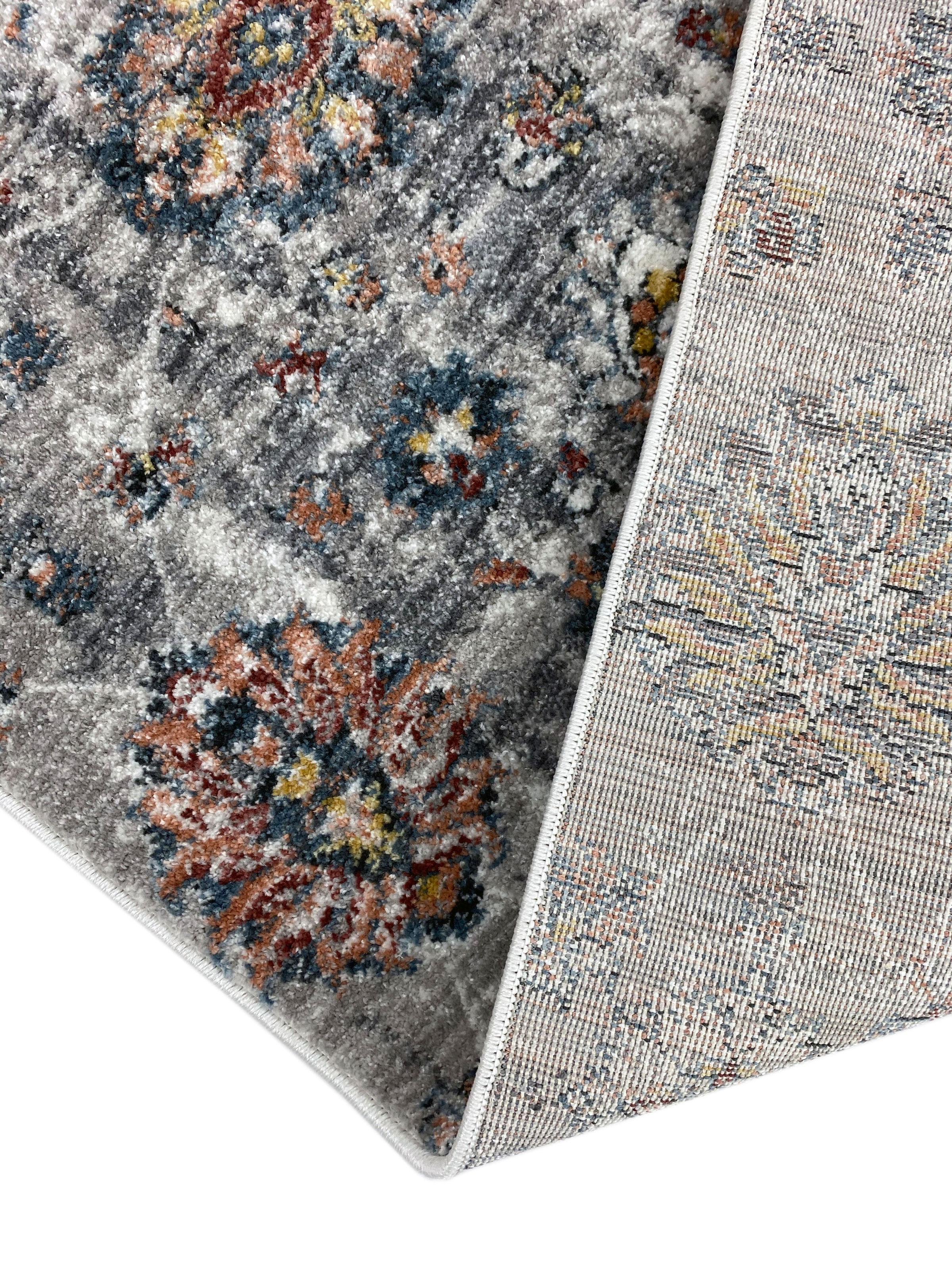 RESITAL The Voice of Carpet Teppich »ART 9200«, rechteckig, Kurzflor,  Orient-Optik, Blumen Design, mit Fransen, Wohnzimmer | Kurzflor-Teppiche