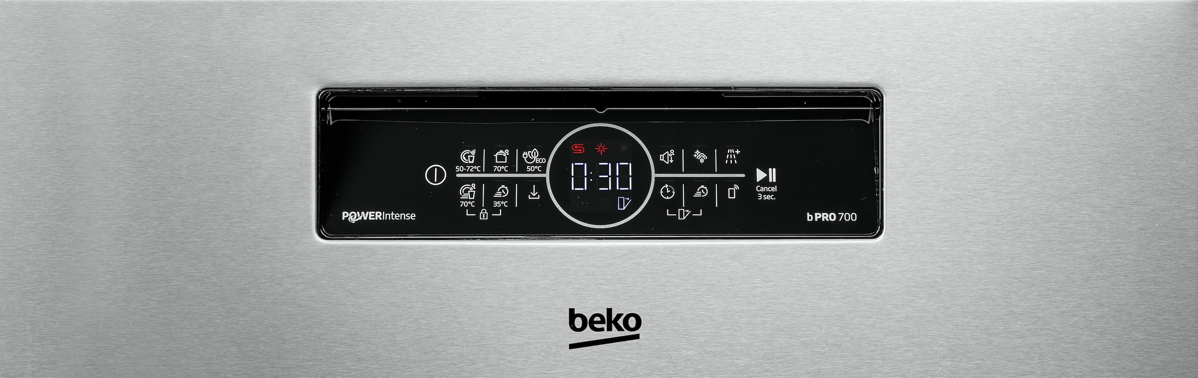 BEKO Standgeschirrspüler »BDFN36462XP« 8,5 l 14 tlg. Maßgedecke Die PowerIntense-Technologie sorgt für herausragende Spülergebnisse