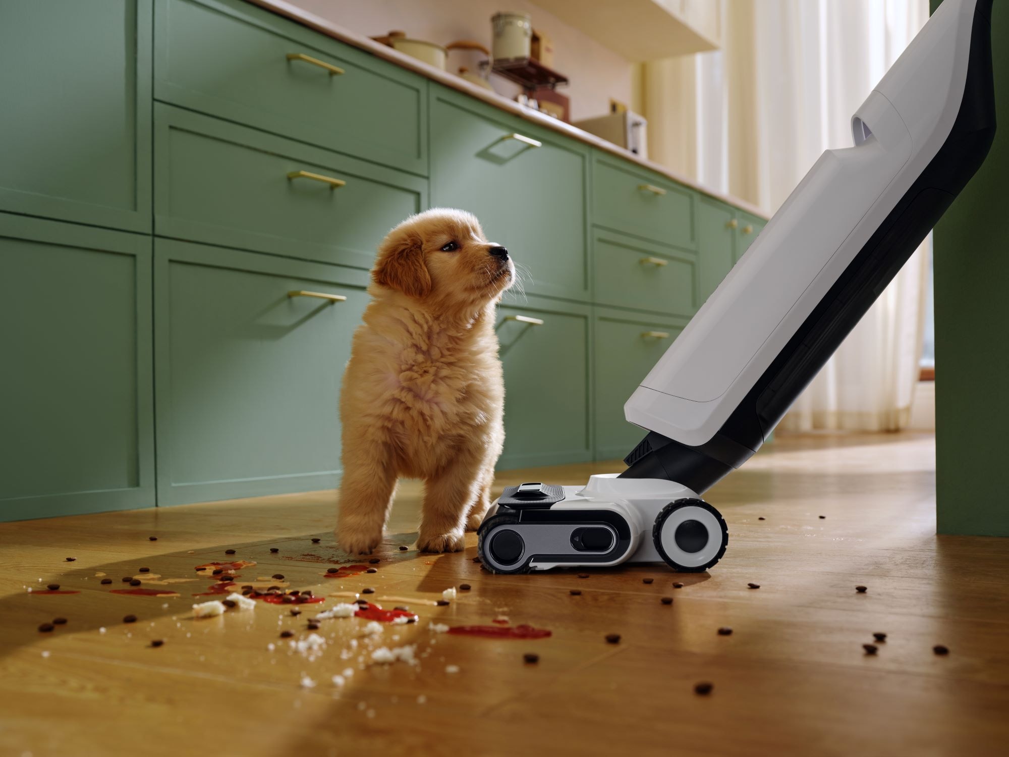 Roborock Nass-Trocken-Akkusauger »Flexi Pro, FlatReach™-Technologie, 17000Pa Saugleistung«, Roborock RevoBrush™ 2.0, Selbstreinigung mit Warmwasser und Warmluft