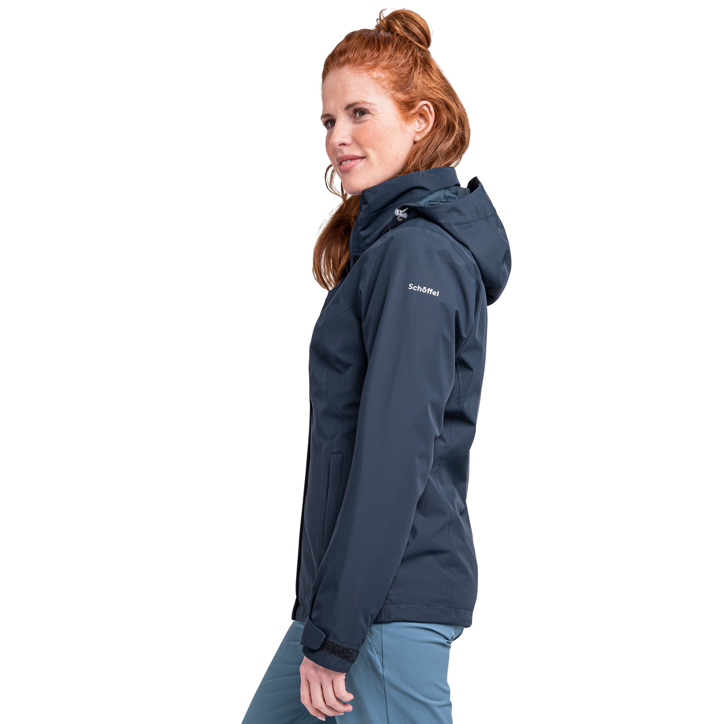 Schöffel Regenjacke »Jacket Gmund L« mit Kapuze sportlicher Stil, wasserdicht, winddicht, atmungsaktiv, Übergangsjacke