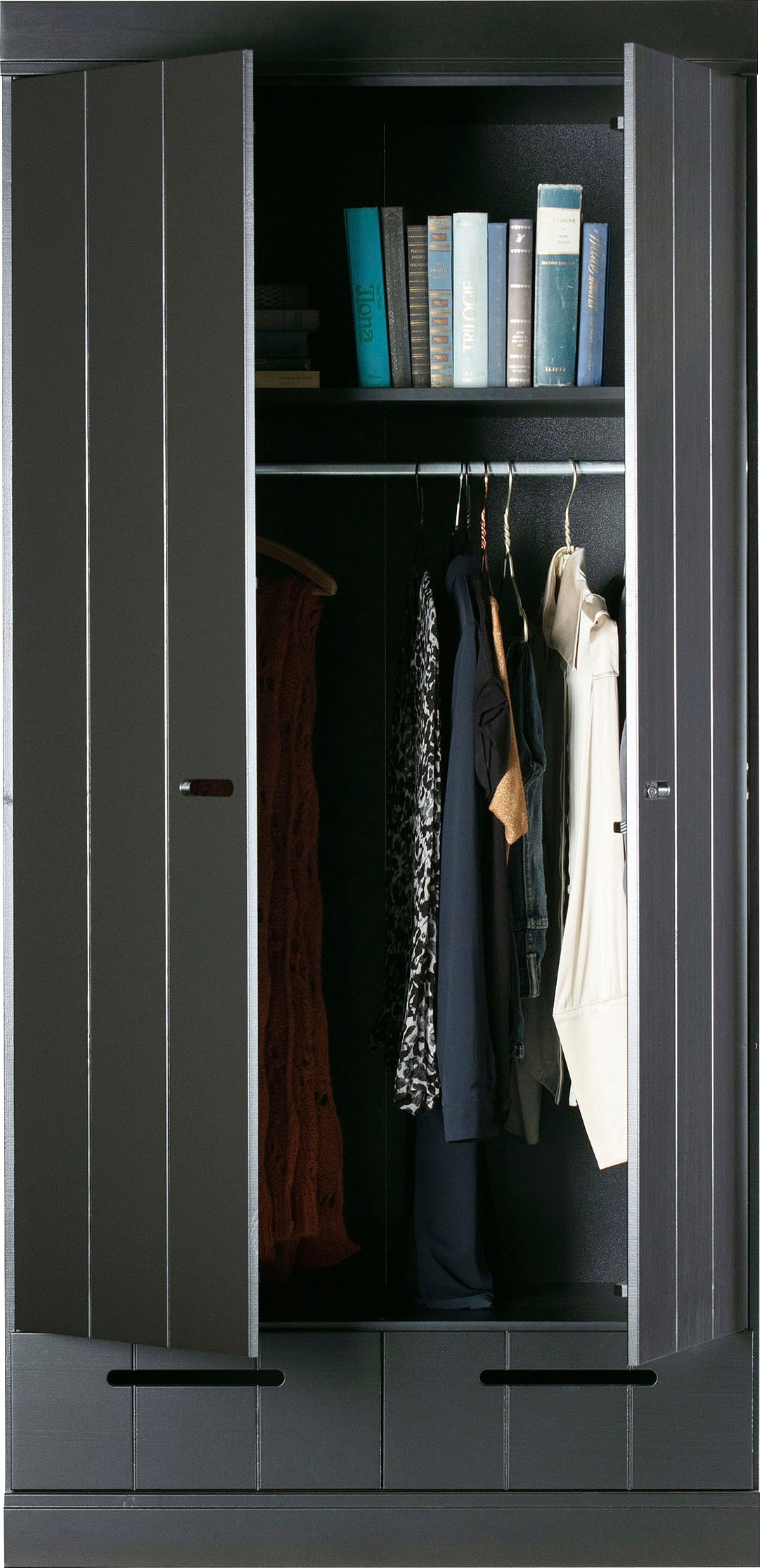 WOOOD Garderobenschrank »Connect«, mit Kleiderstange, Breite 94 cm x Höhe 195 cm