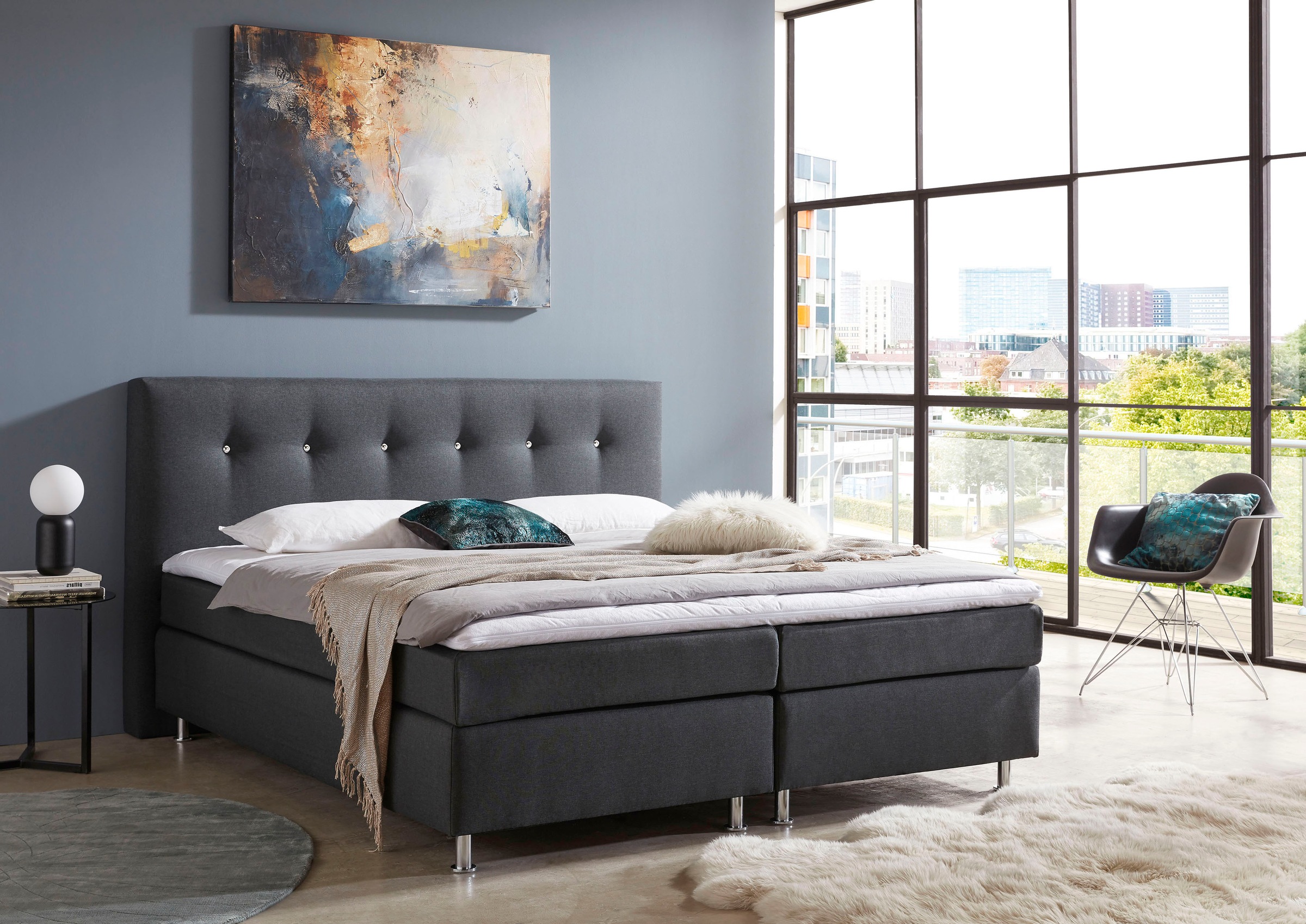 Westfalia Schlafkomfort Boxspringbett, mit Topper