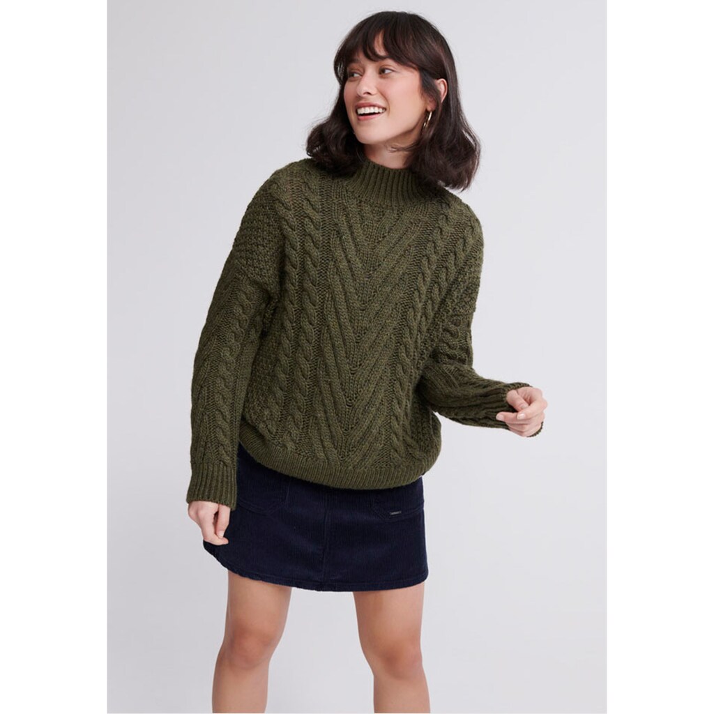 Superdry Strickpullover »DALLAS CHUNKY CABLE KNIT«, in Grobstrick-Qualität