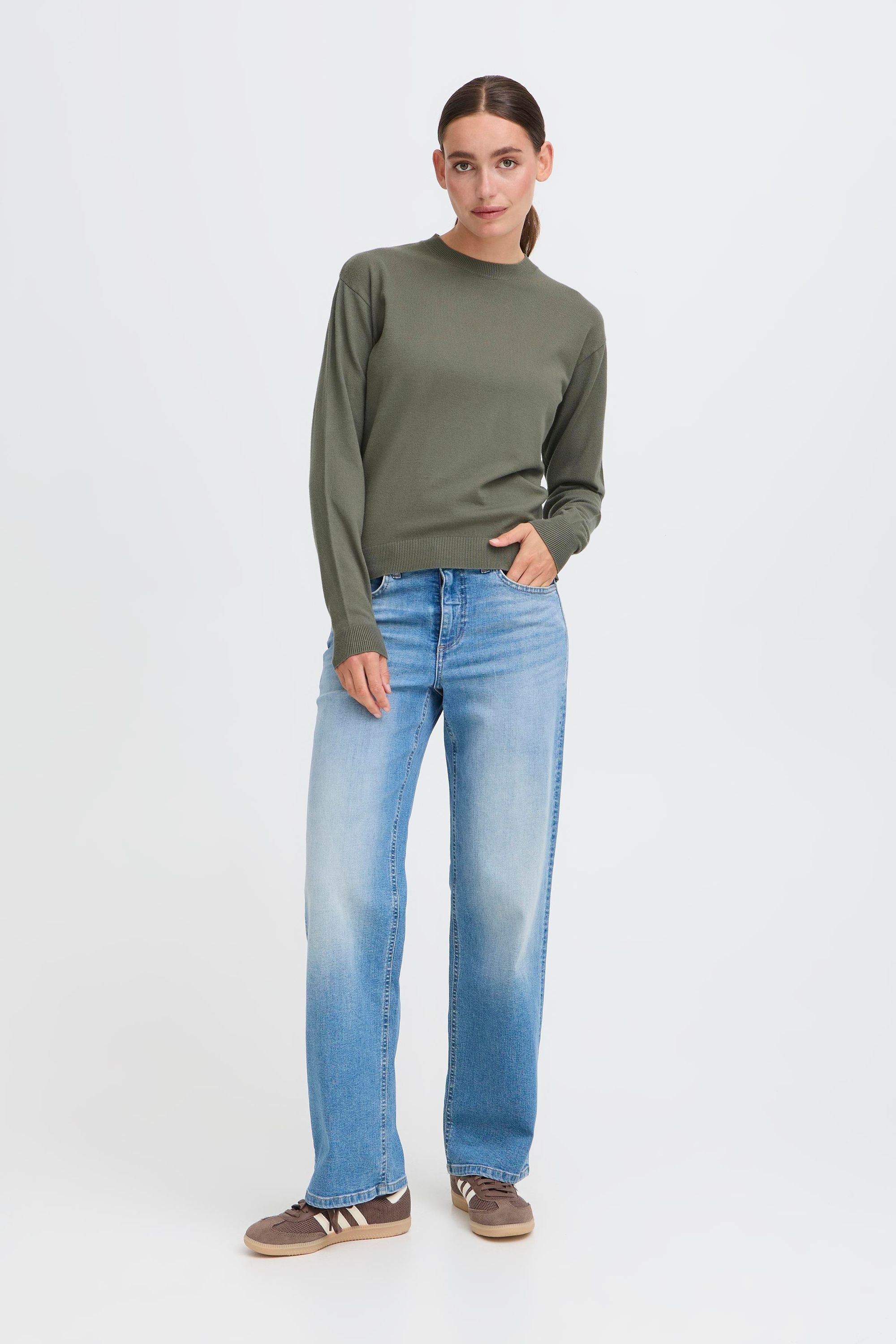 OXMO Strickfleece-Pullover »Strickpullover OXScanny«