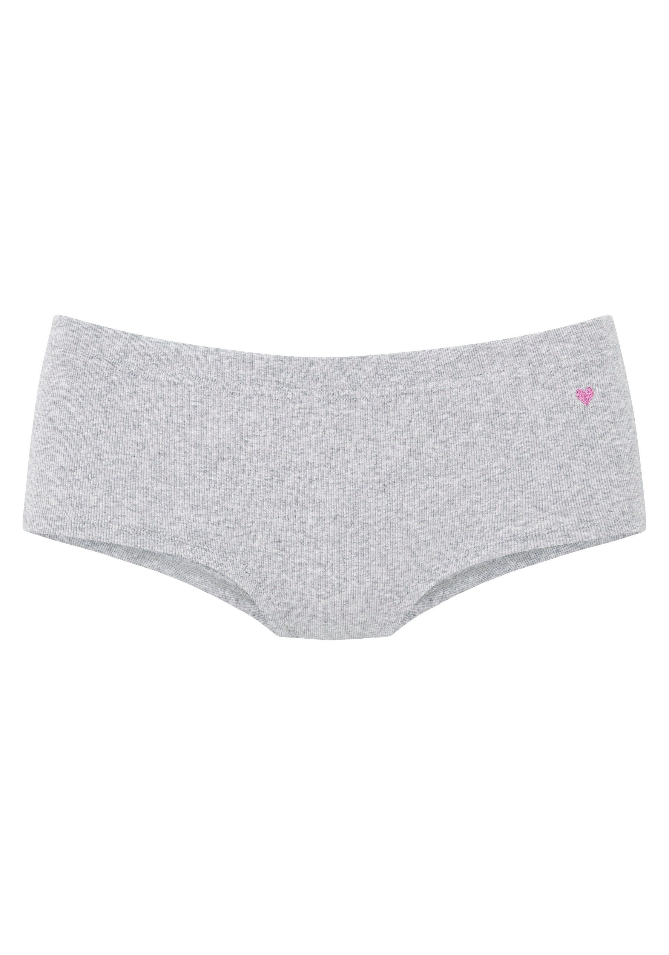 LASCANA Hüftpanty in elastischer Rippen-Qualität