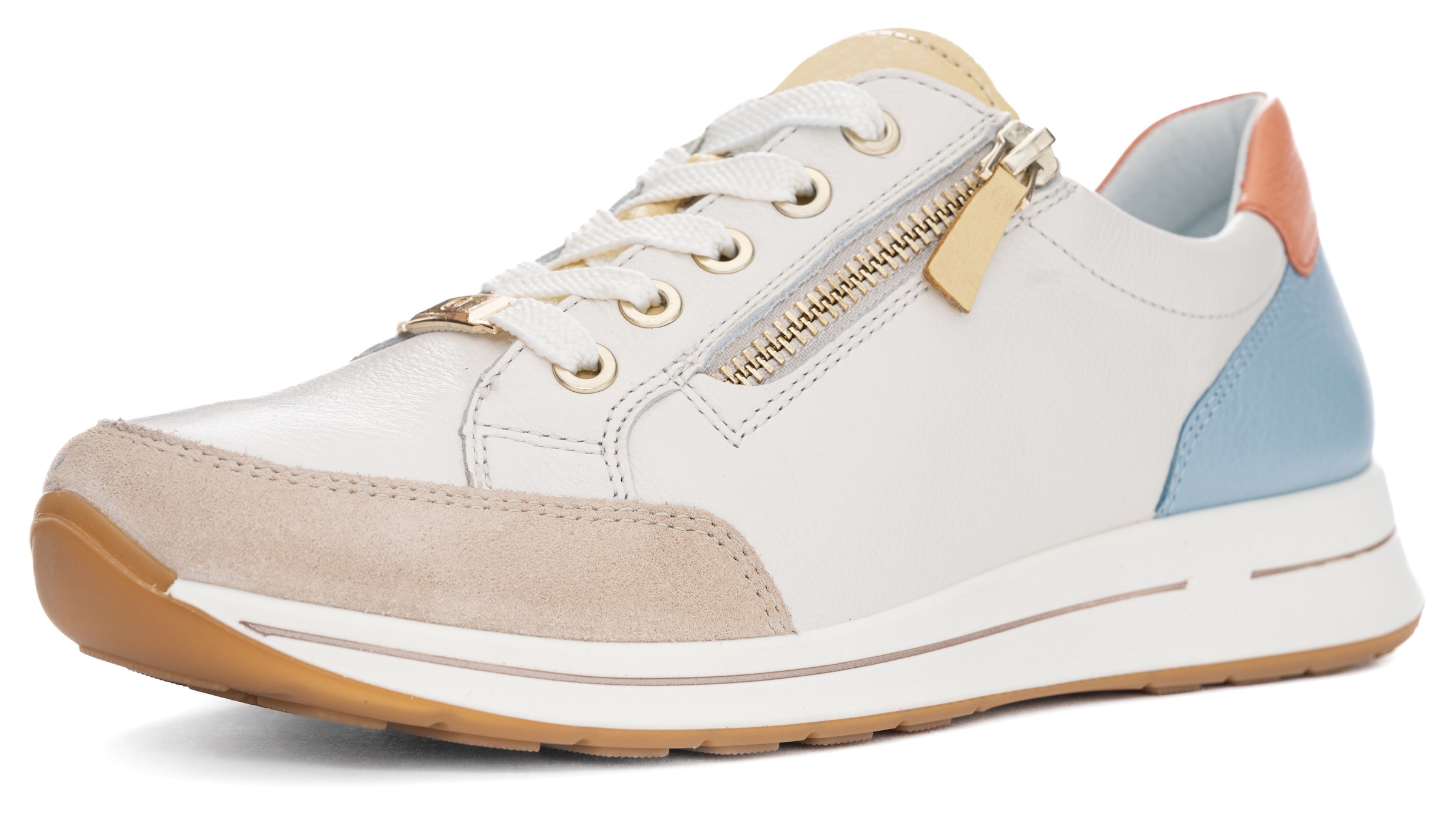 Ara Keilsneaker »OSAKA«, Freizeitschuh, Schnürschuh, Komfortschuh in Weite H (= sehr weit)
