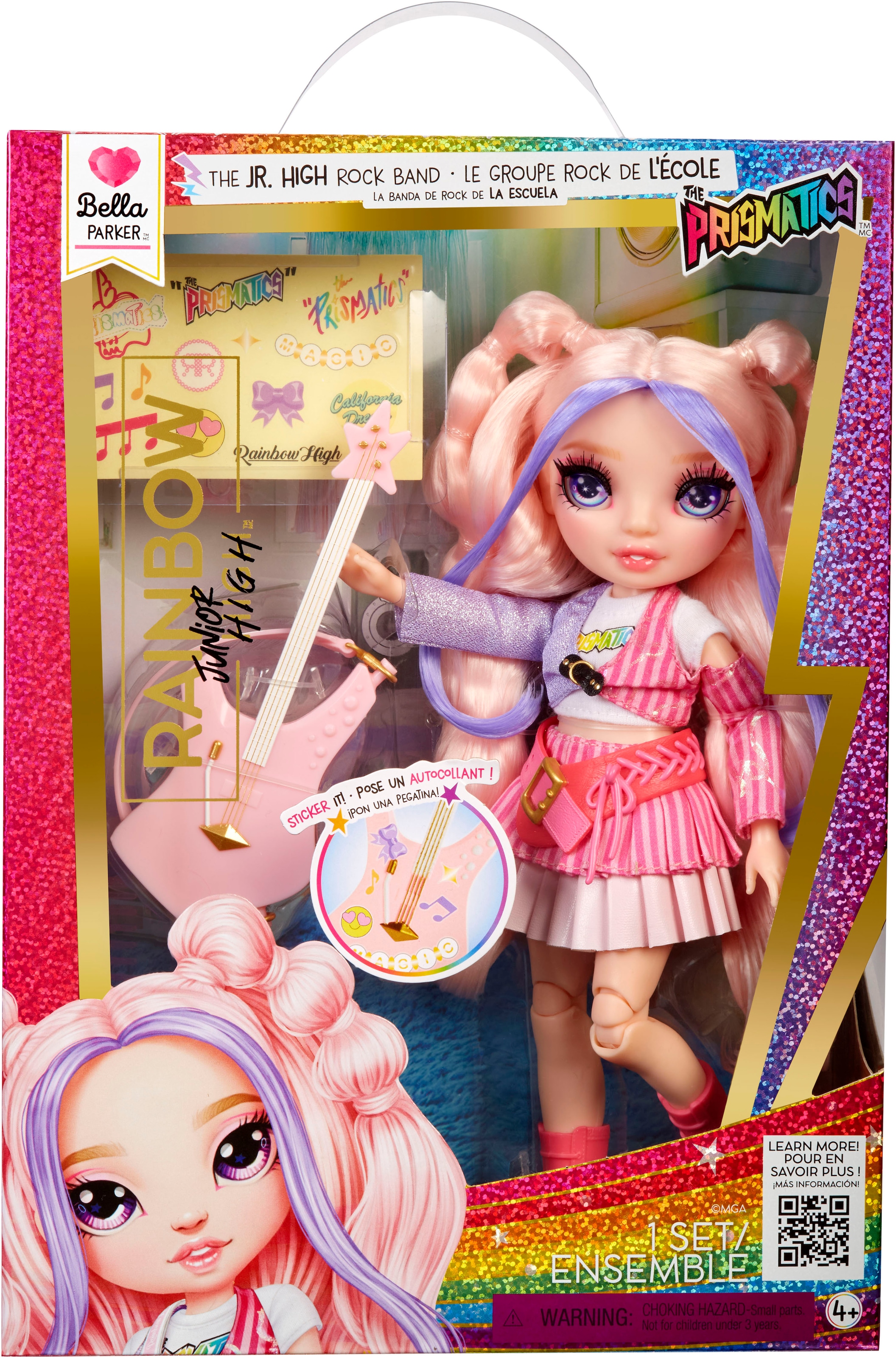 RAINBOW HIGH Anziehpuppe »Jr High Rockband Fashion Dolls - Bella«