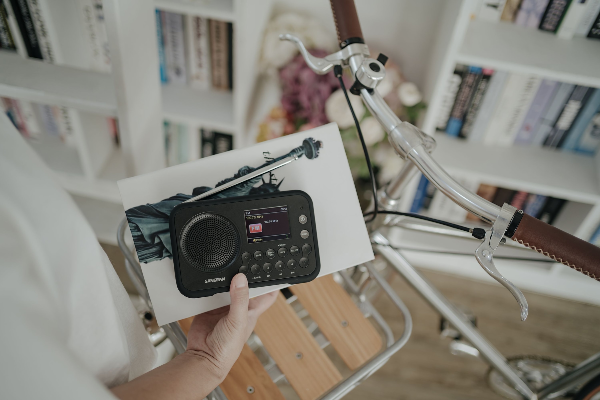 Sangean Digitalradio (DAB+) »SANGEAN DPR-76BT«, (Bluetooth FM-Tuner mit RDS-Digitalradio (DAB+)