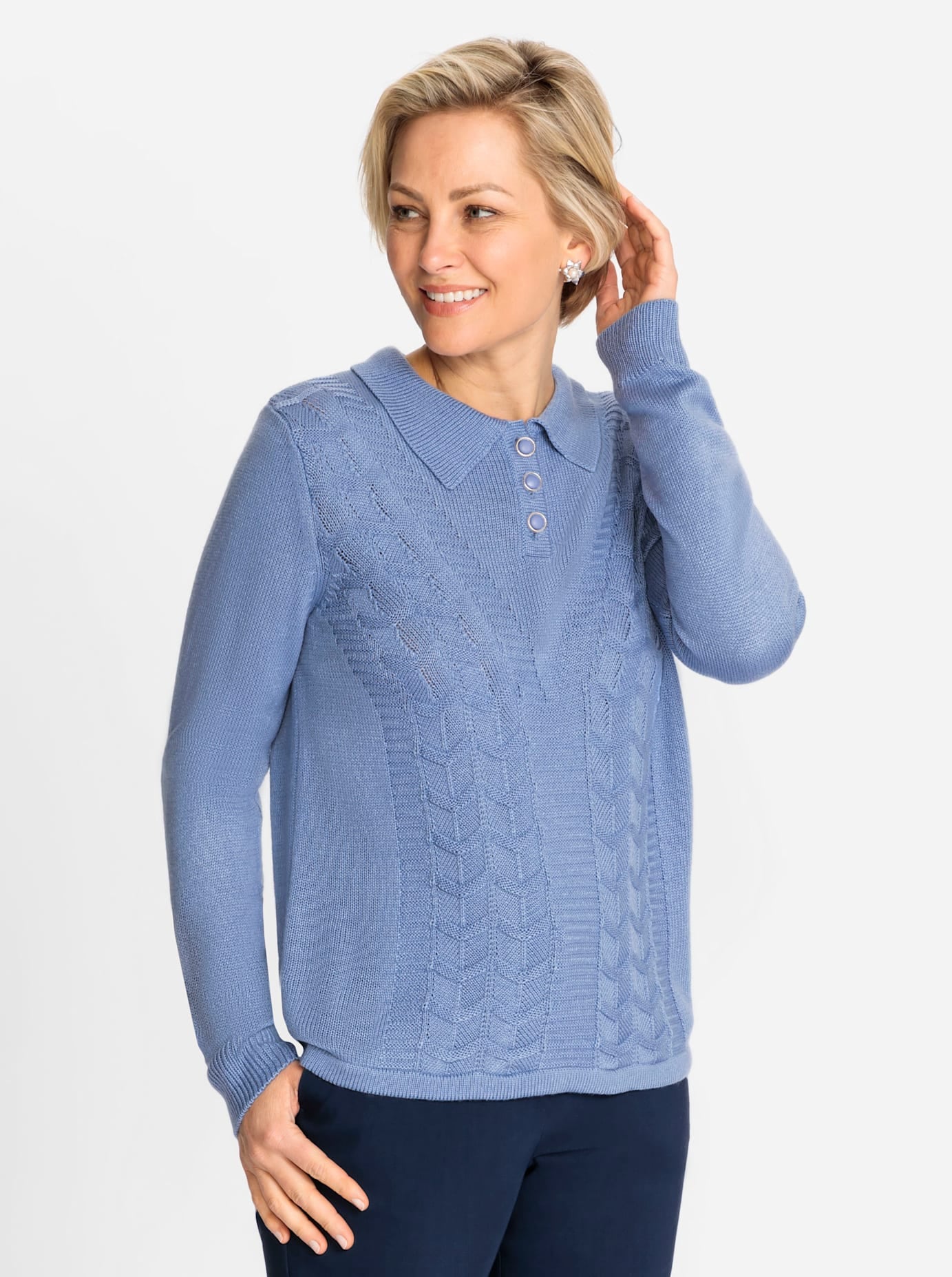 Polokragenpullover »Pullover«