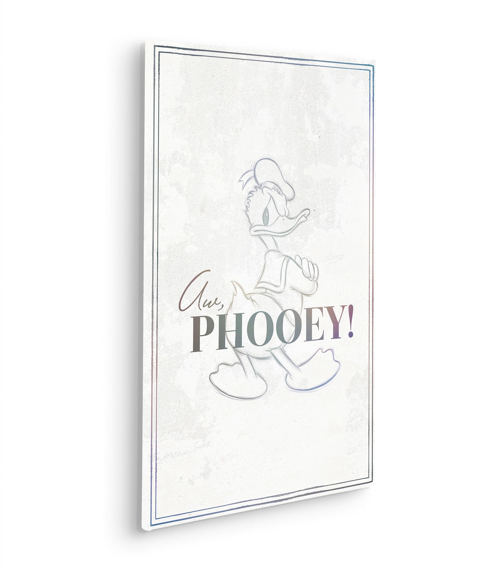 Komar Leinwandbild »Donald Duck Phooey! - Größe 40 x 60 cm«, Disney, (1 St., 40 x 60 cm (Breite x Höhe), Keilrahmenbild mit Echtholzrahmen, Kinderzimmer