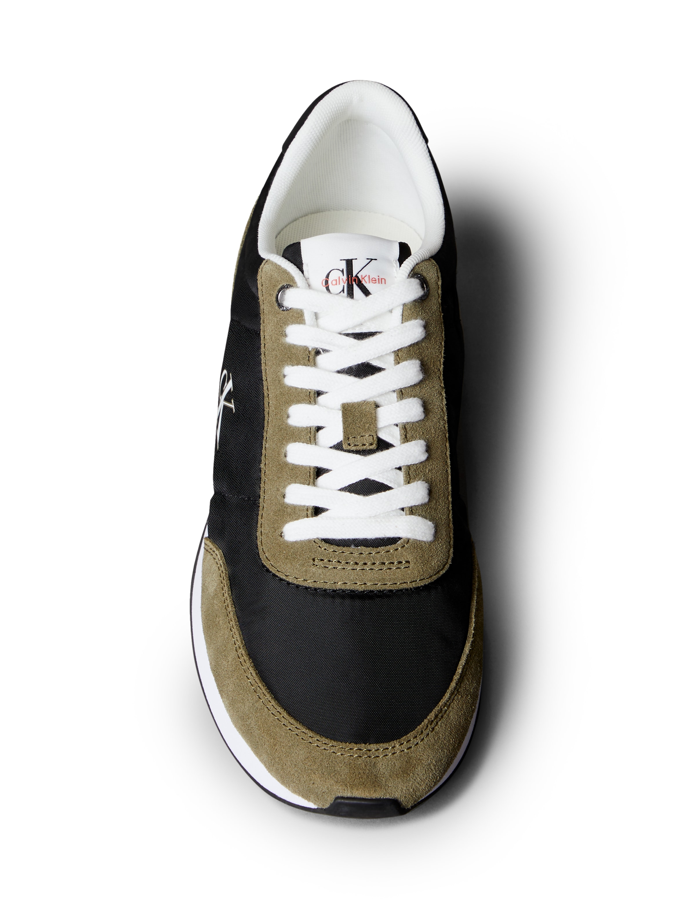 Calvin Klein Jeans Sneaker »RETRO RUNNER ESS MIX MAT«  Runner-Sneaker, Freizeitschuh, Halbschuh mit seitlichem CK-Logo
