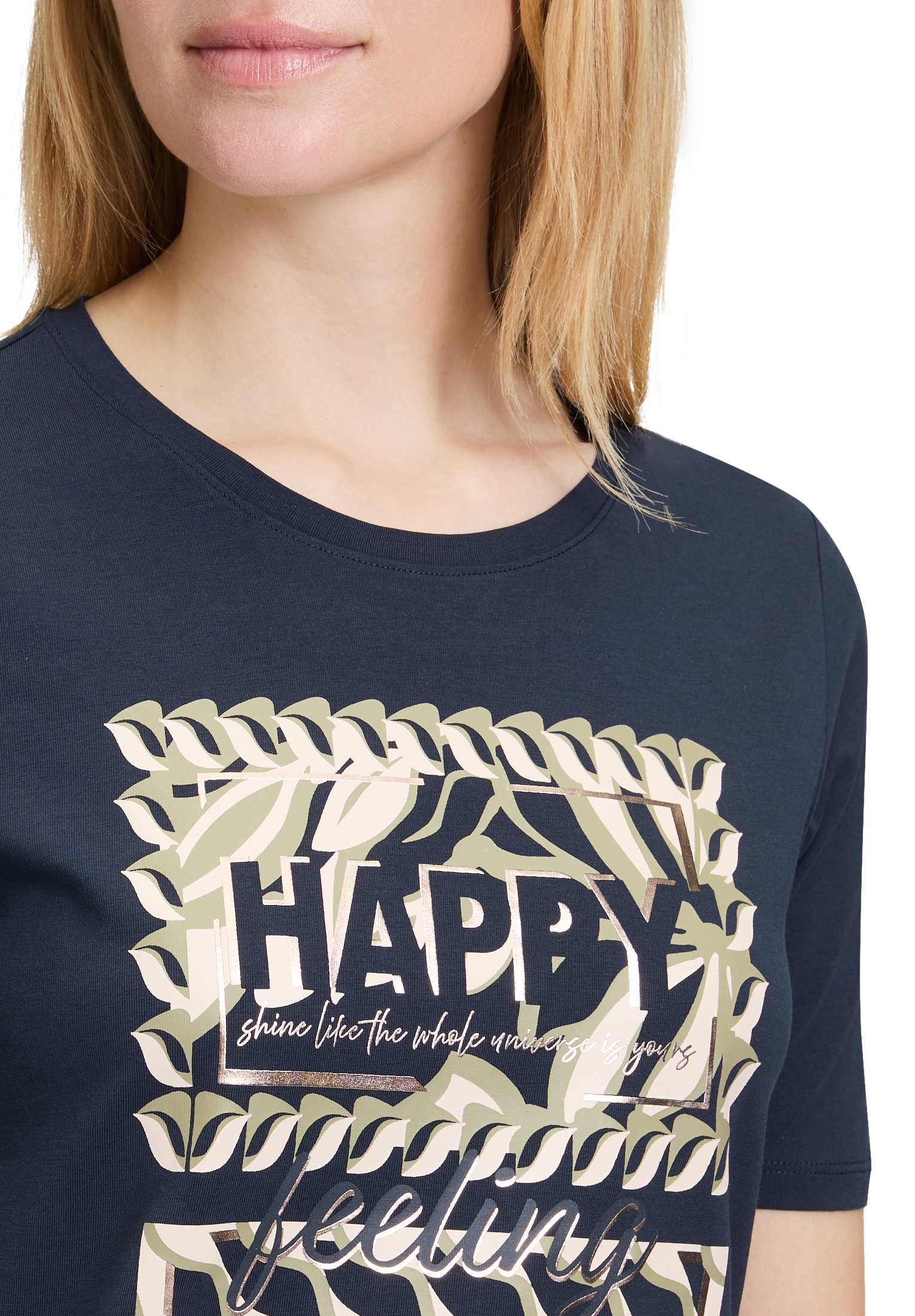 Betty Barclay Langarmshirt »Basic Shirt mit Placement«