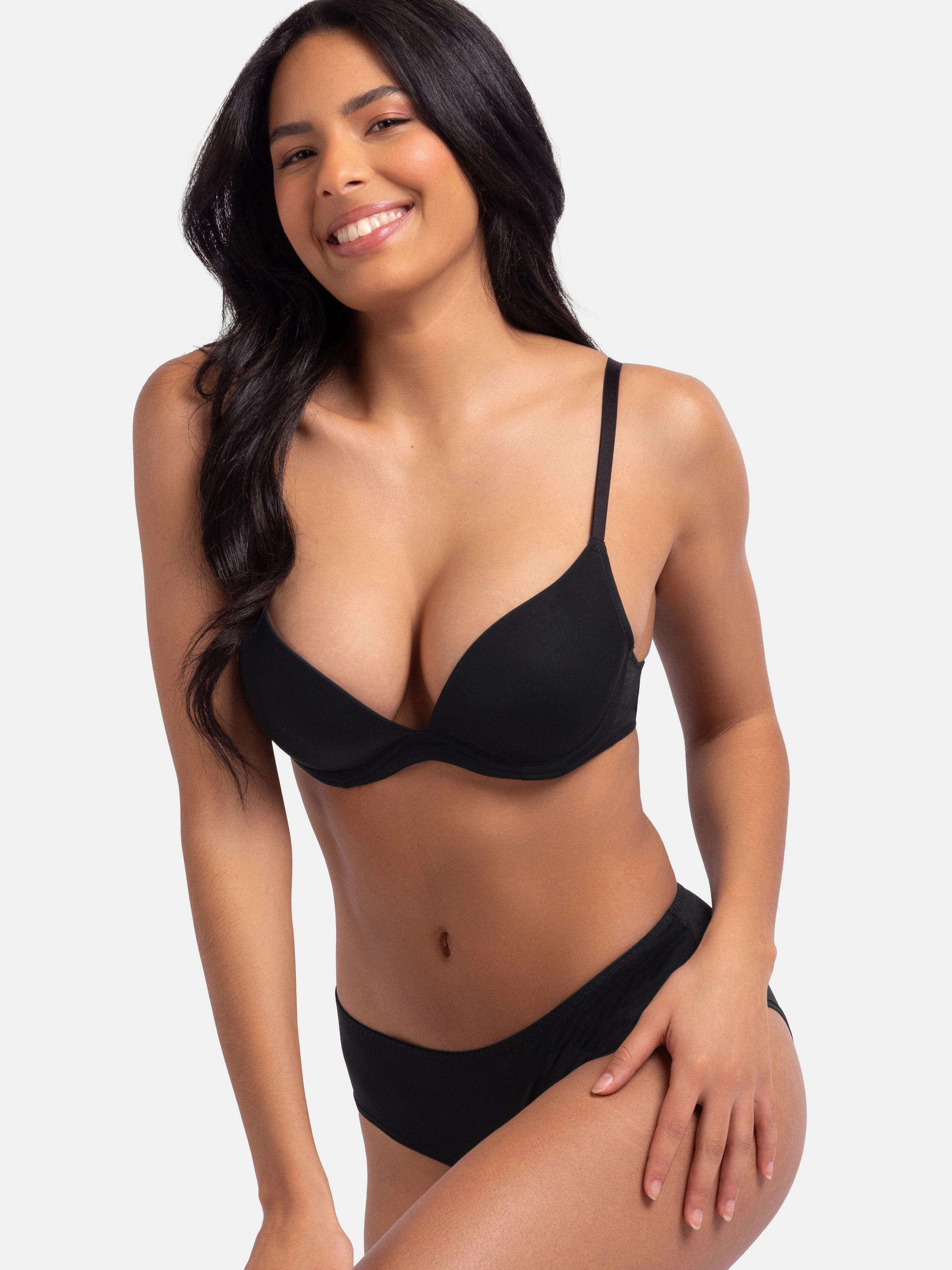 Dorina Push-up-BH »NADIA-2PP«, Vorgeformte Körbchen, mit Bügel, teilweise mit Spitze