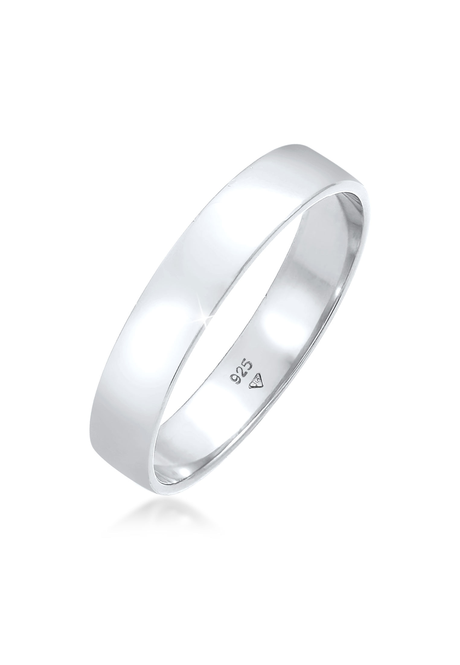 Kuzzoi Fingerring »Ring Bandring Herrenring Freundschaftsring 925 Silber«