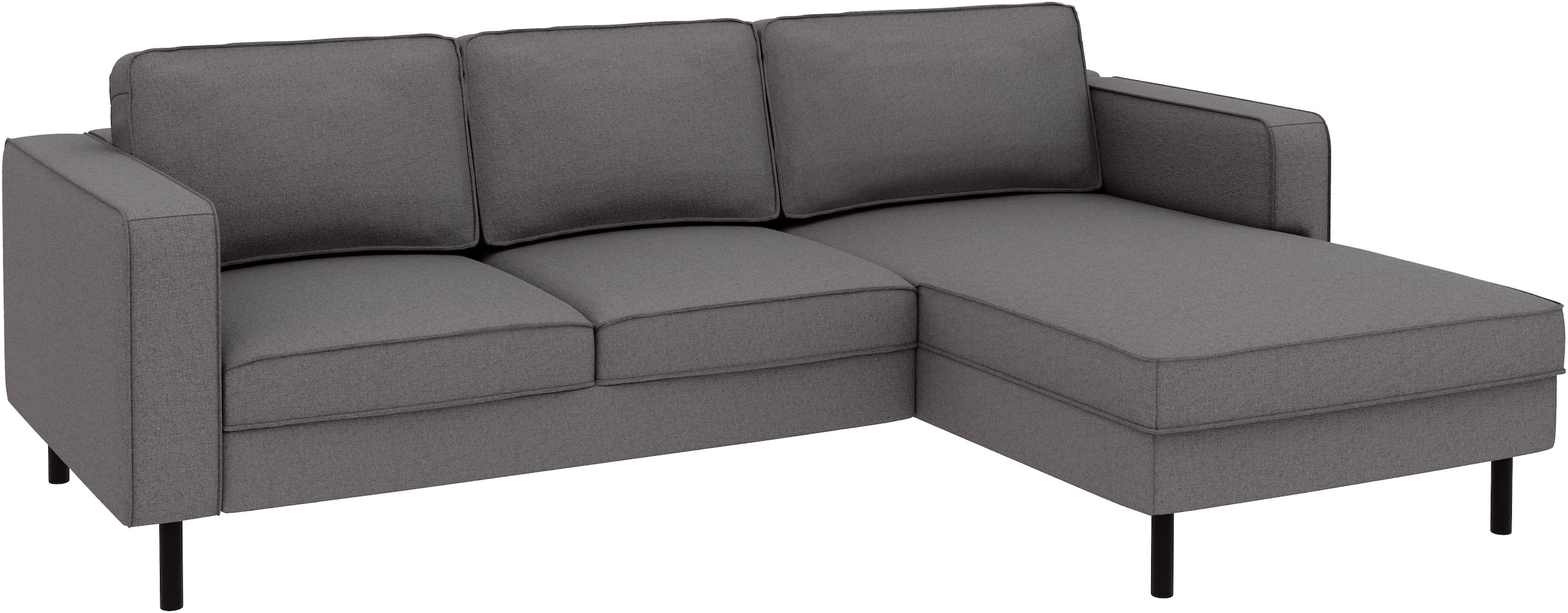 TRENDMANUFAKTUR Ecksofa »Watkins, Couch wahlweise mit Schlaffunktion & Bettkasten, auch in Cord«, Recamiere beidseitig montierbar, Breite 232 cm