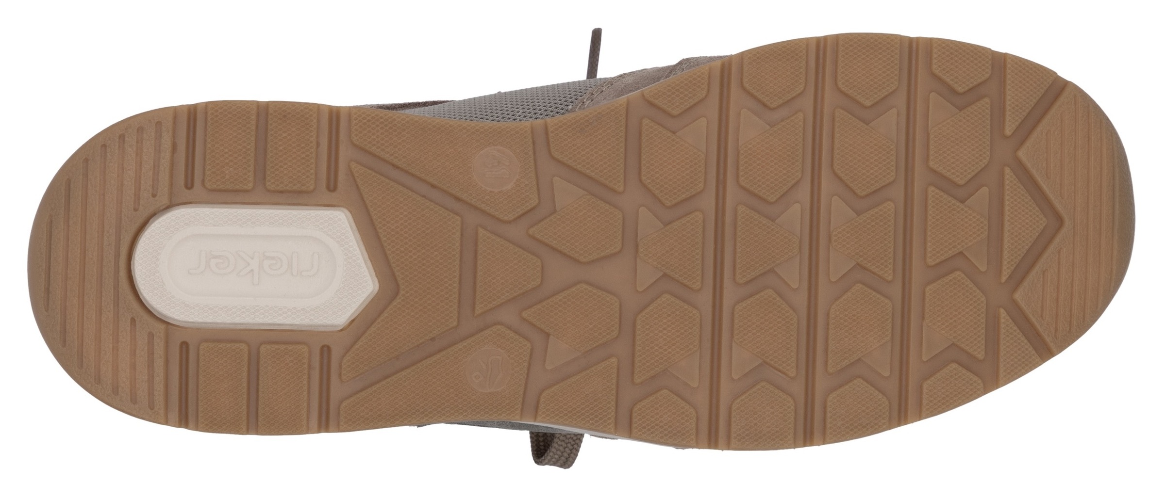 Rieker Slip-On Sneaker, Schlupfschuh, Halbschuh, Freizeitsneaker mit Schnürelement