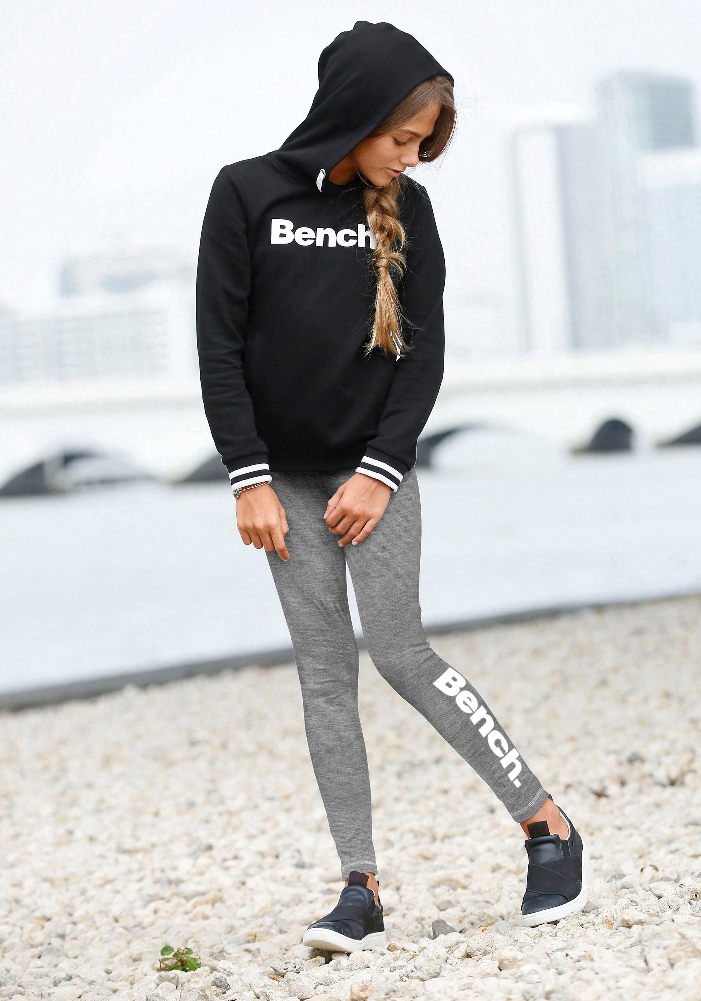Bench. Leggings, mit BENCH-Logodruck