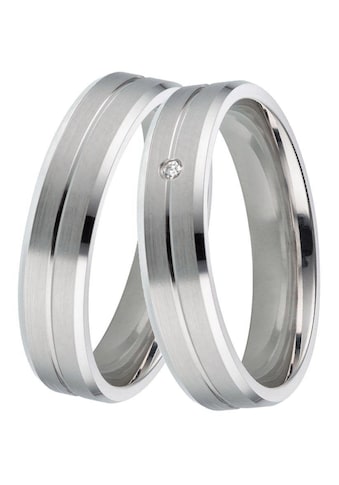 Trauring »Schmuck Geschenk Silber 925 Trauring Ehering Partnerring LIEBE«