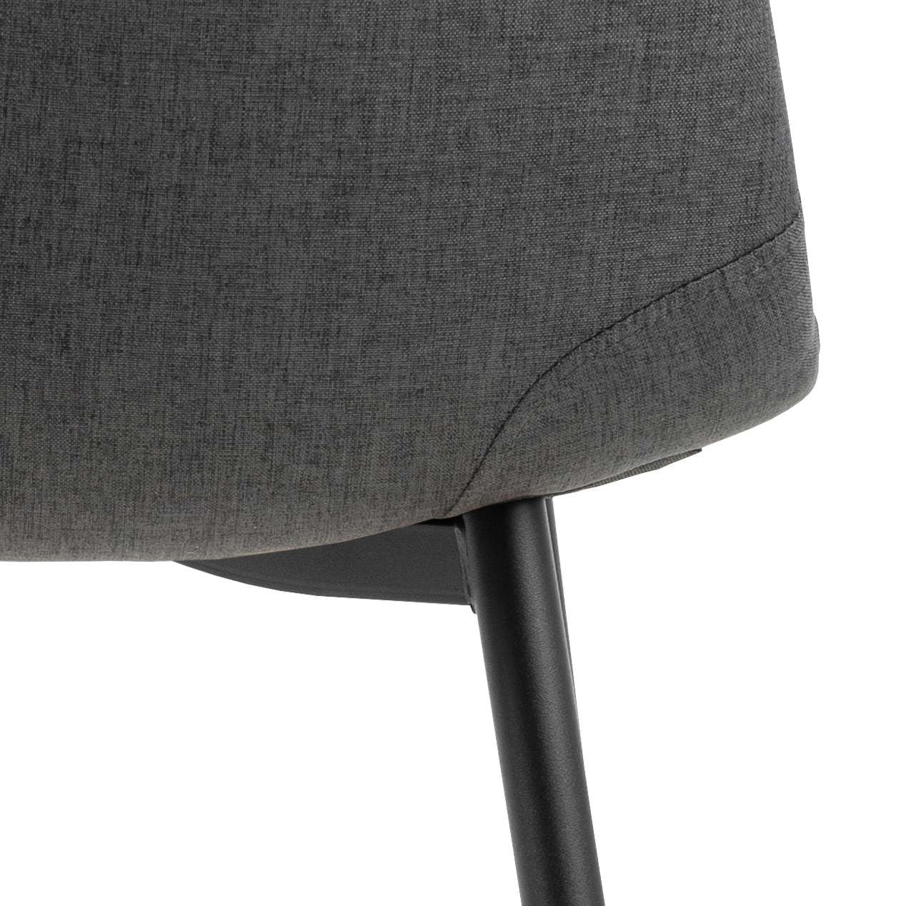ACTONA GROUP Esszimmer-Set »Esspruppe, Speisetisch mit Wohnzimmerstühlen«, (Komplett-Set, 5 St., 1x Tisch + 4x Stuhle), Rechteckig Esstisch+4x Stühle,Wildeiche Melamin,dunkelgrau,120x80x75cm