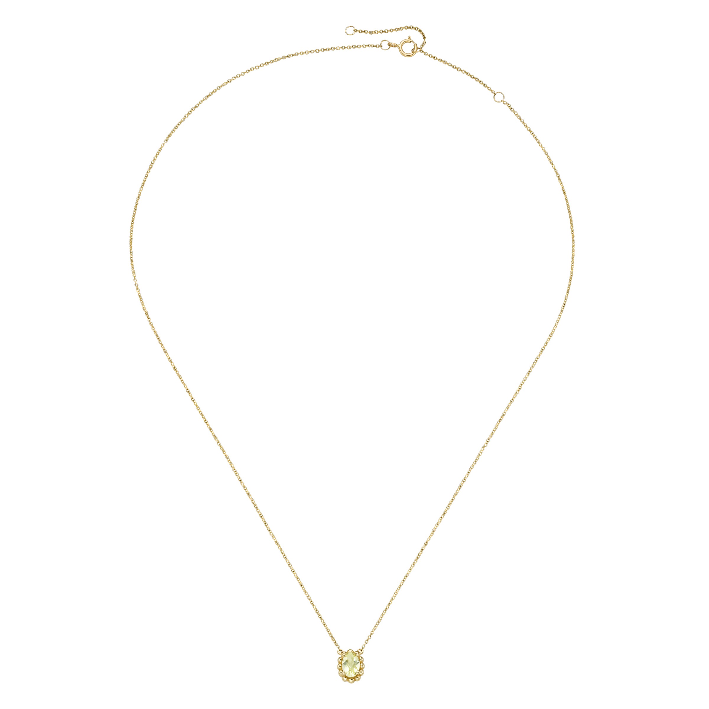 Luigi Merano Goldkette »Collier mit einem Edelstein, Gold 375« kaufen |  UNIVERSAL | Ketten ohne Anhänger