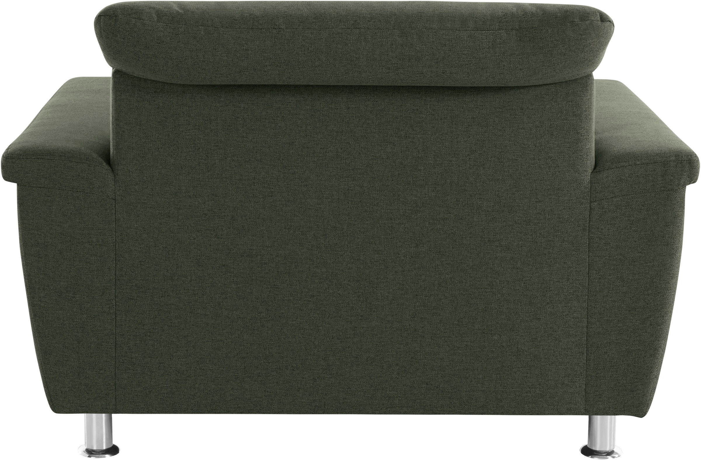 DOMO collection Sessel »Franzi, zeitlos und elegant, moderne Sitzheftung«, wahlweise mit Kopfteilverstellung