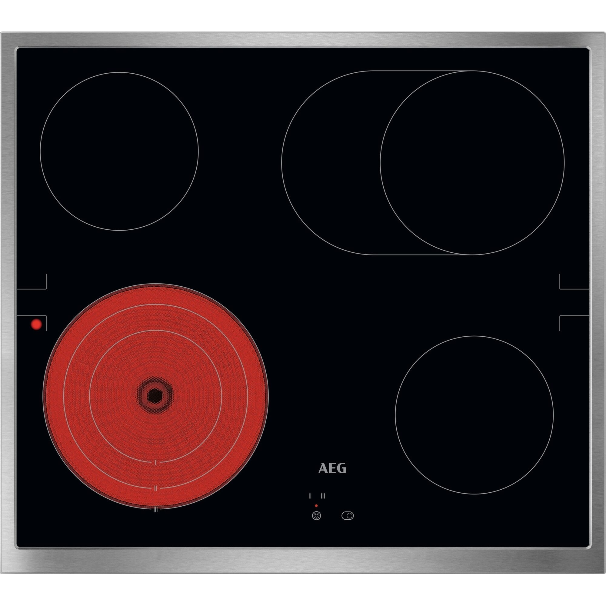 AEG Elektro-Herd-Set Serie 5000 »OU5PE40SM« Pyrolyse-Selbstreinigung Einbauherd mit Pyrolyse - Selbstreinigung & Glaskeramikkochfeld