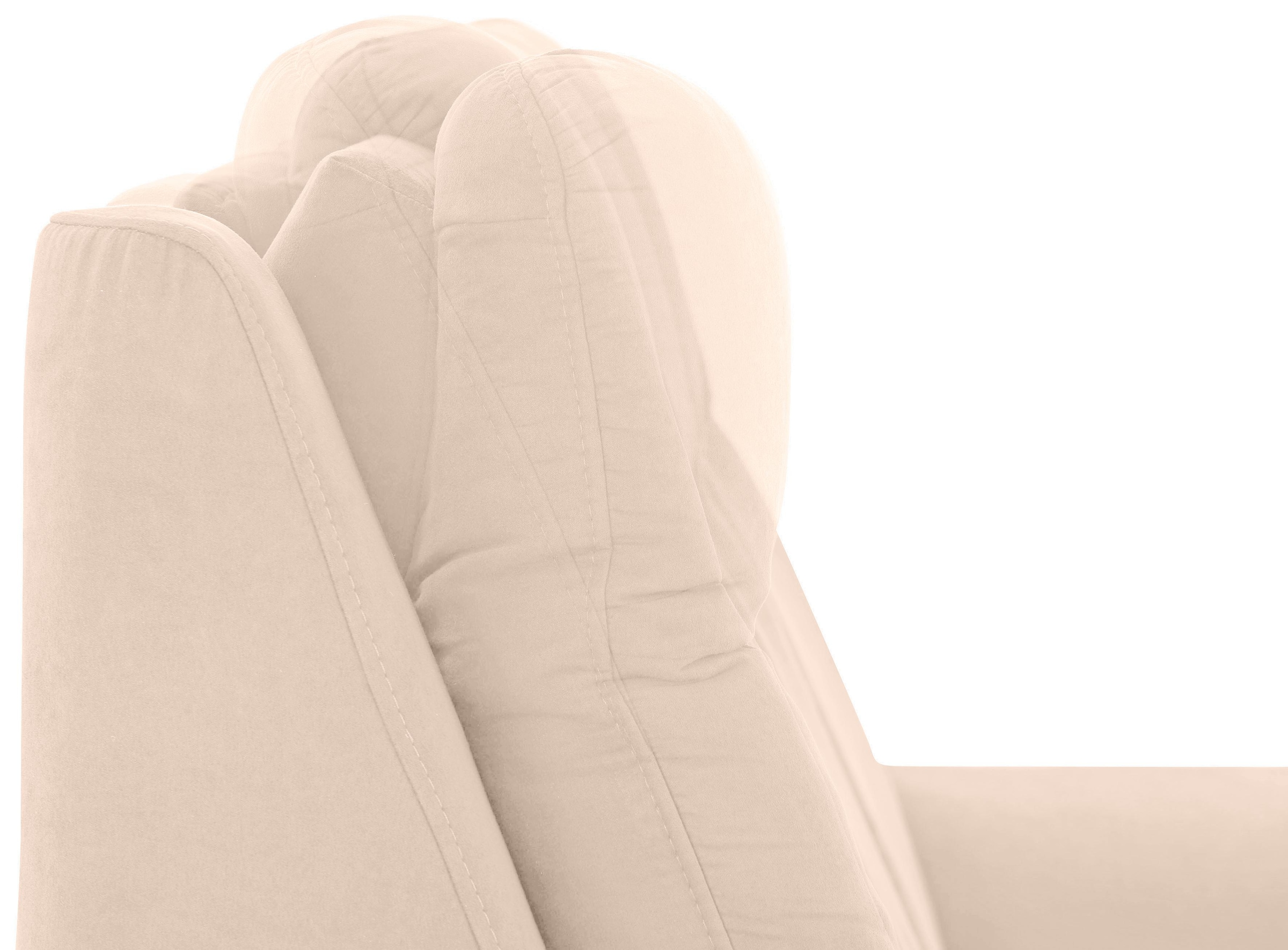 Home affaire 3-Sitzer »Boccaccio« mit Federkern, incl. Kopfteilverstellung