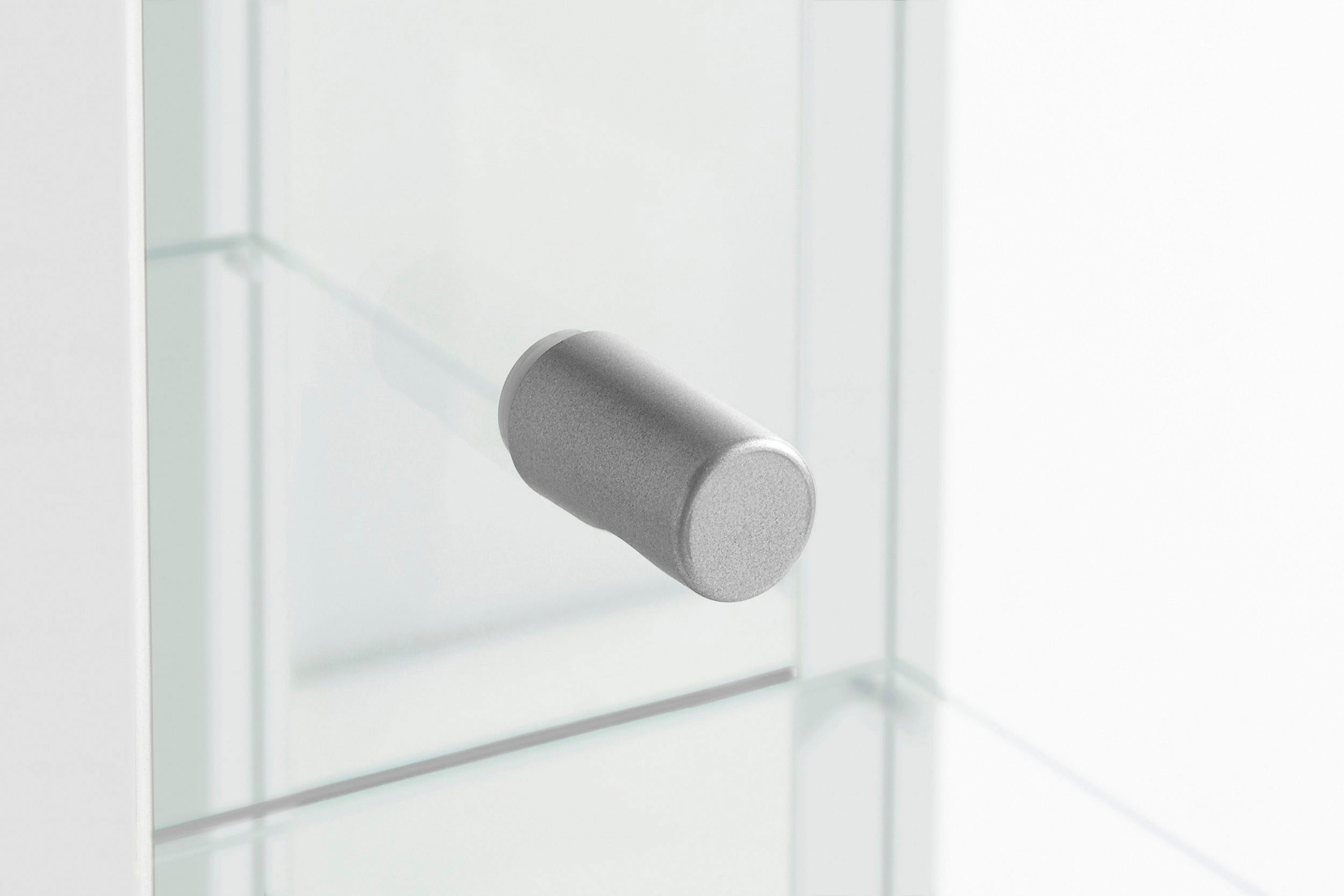 fif möbel Vitrine »Optima«, Standvitrine, Glastüren, 7 Böden, LED, vielseitig, perfekt für Sammler