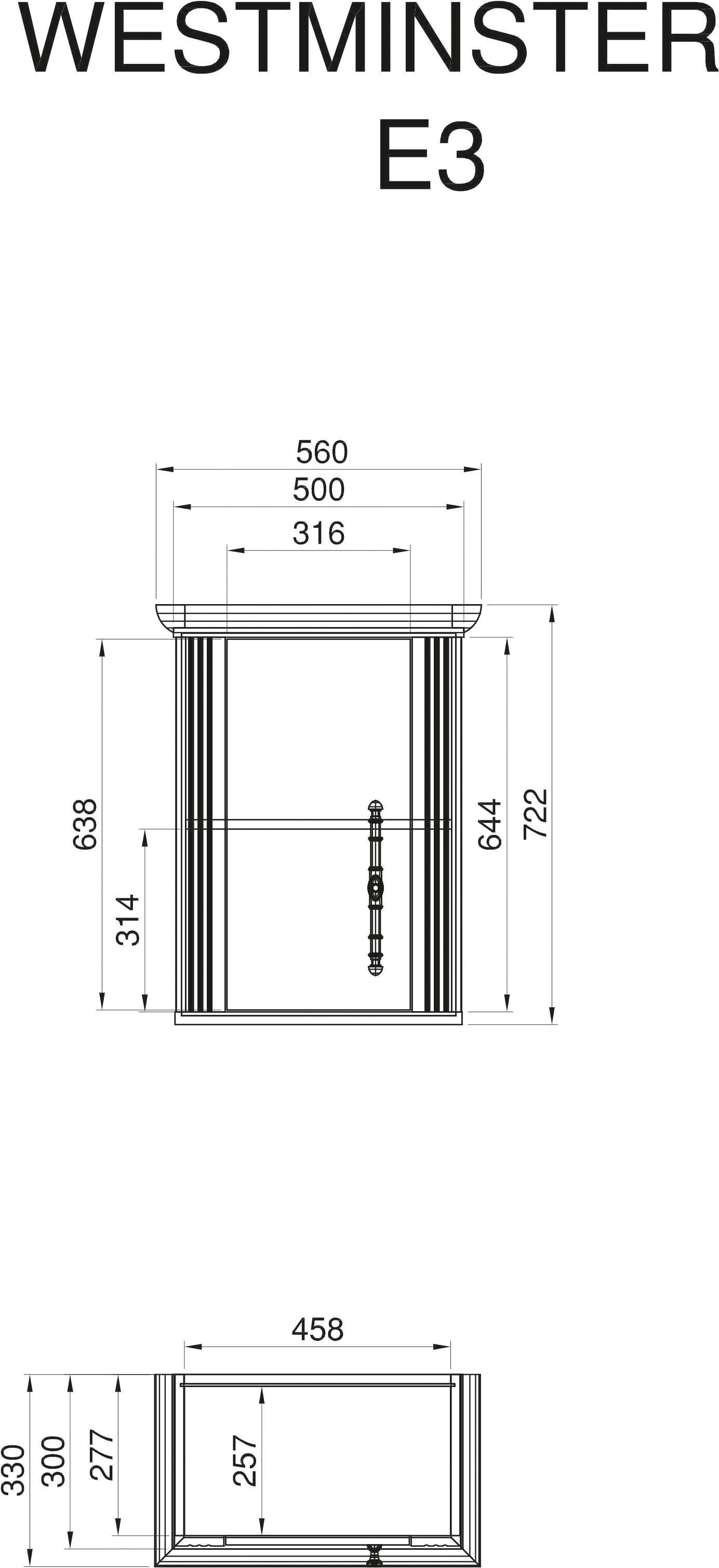 KOCHSTATION Küche »KS-Westminster«, Breite 270 cm, ohne E-Geräte