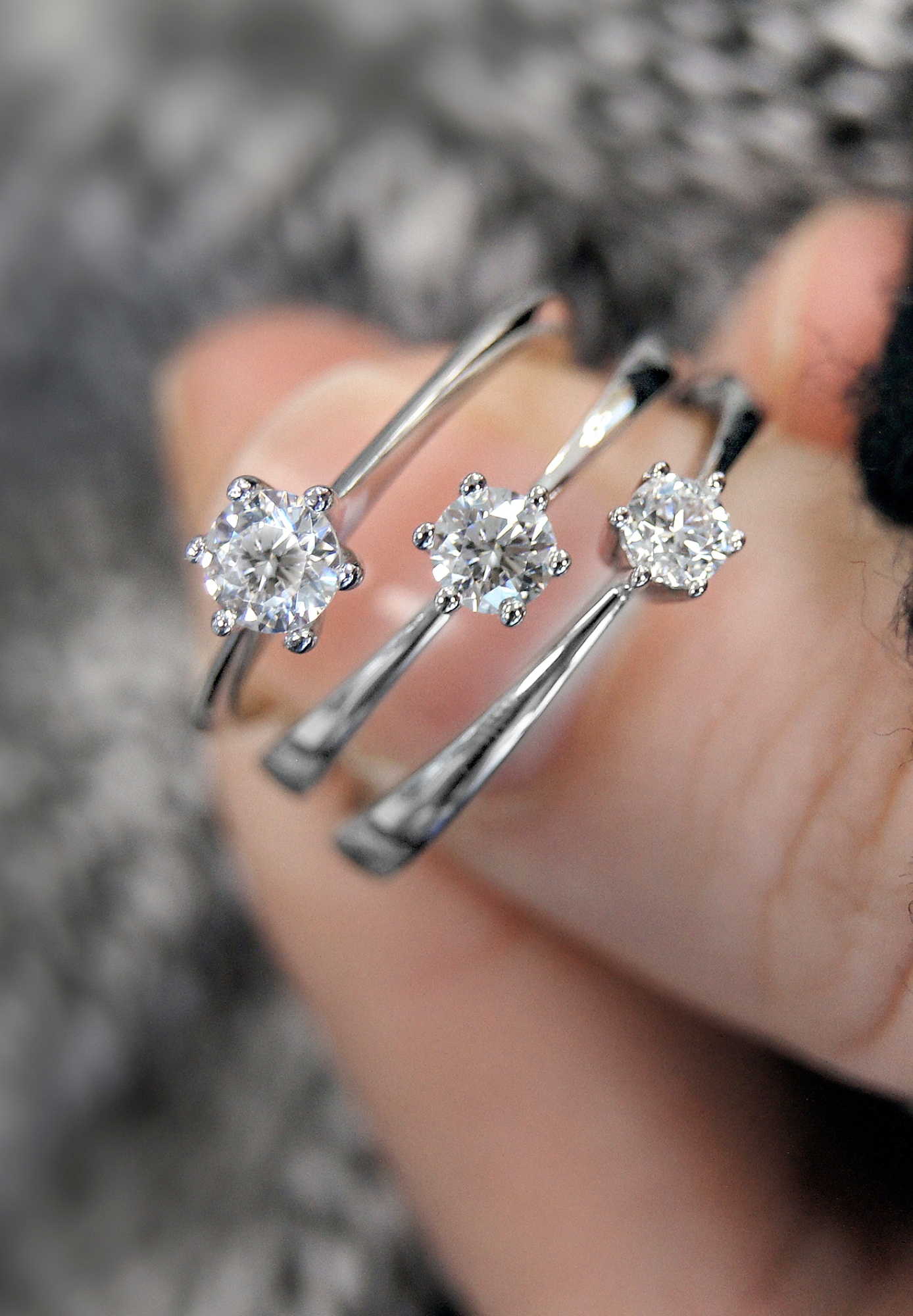ONE ELEMENT Diamantring »0.15 ct Diamant Brillant Ring aus 585 Weißgold«