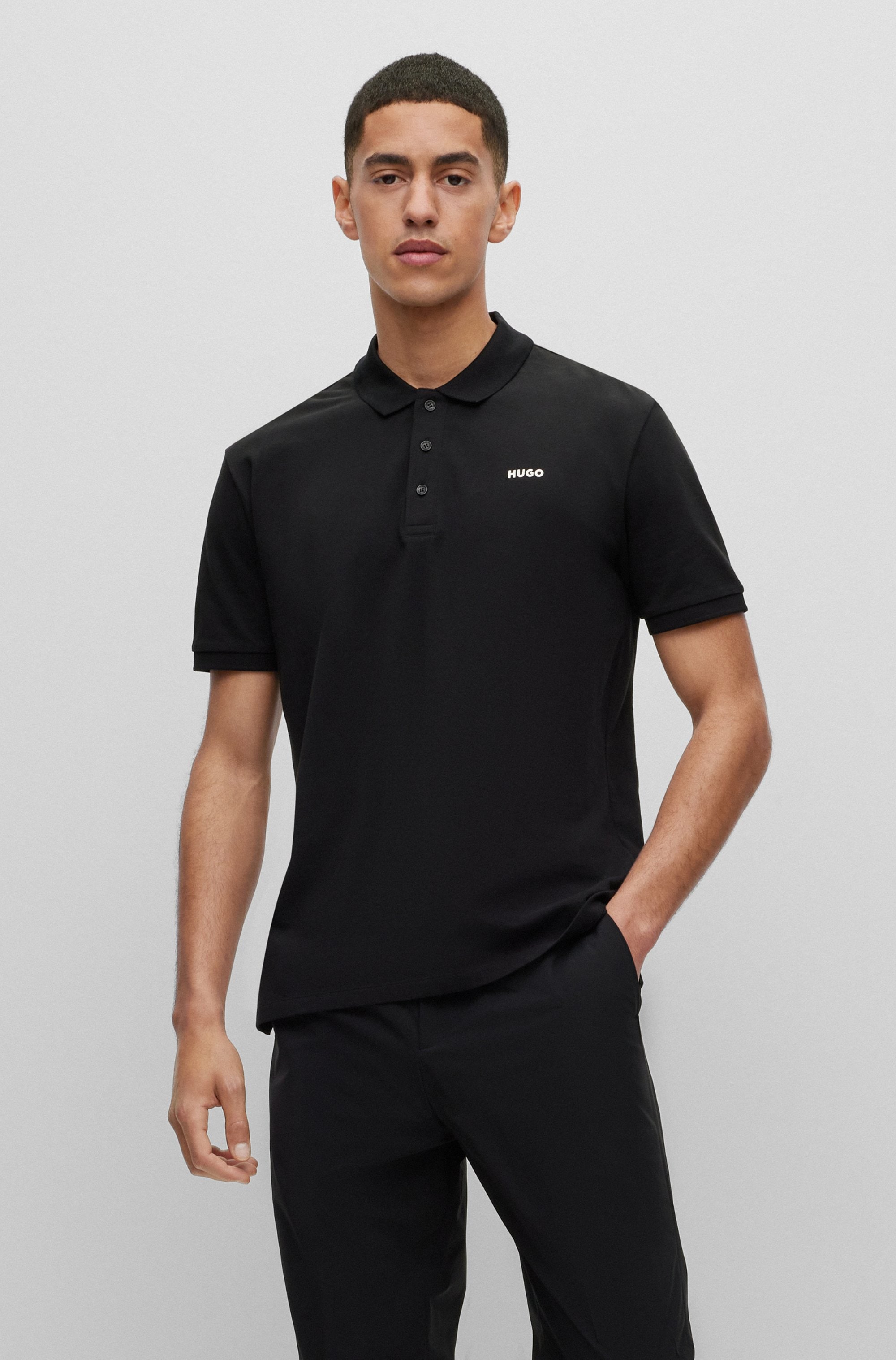 HUGO Poloshirt »Donos« Regular Fit, Baumwoll-Piqué