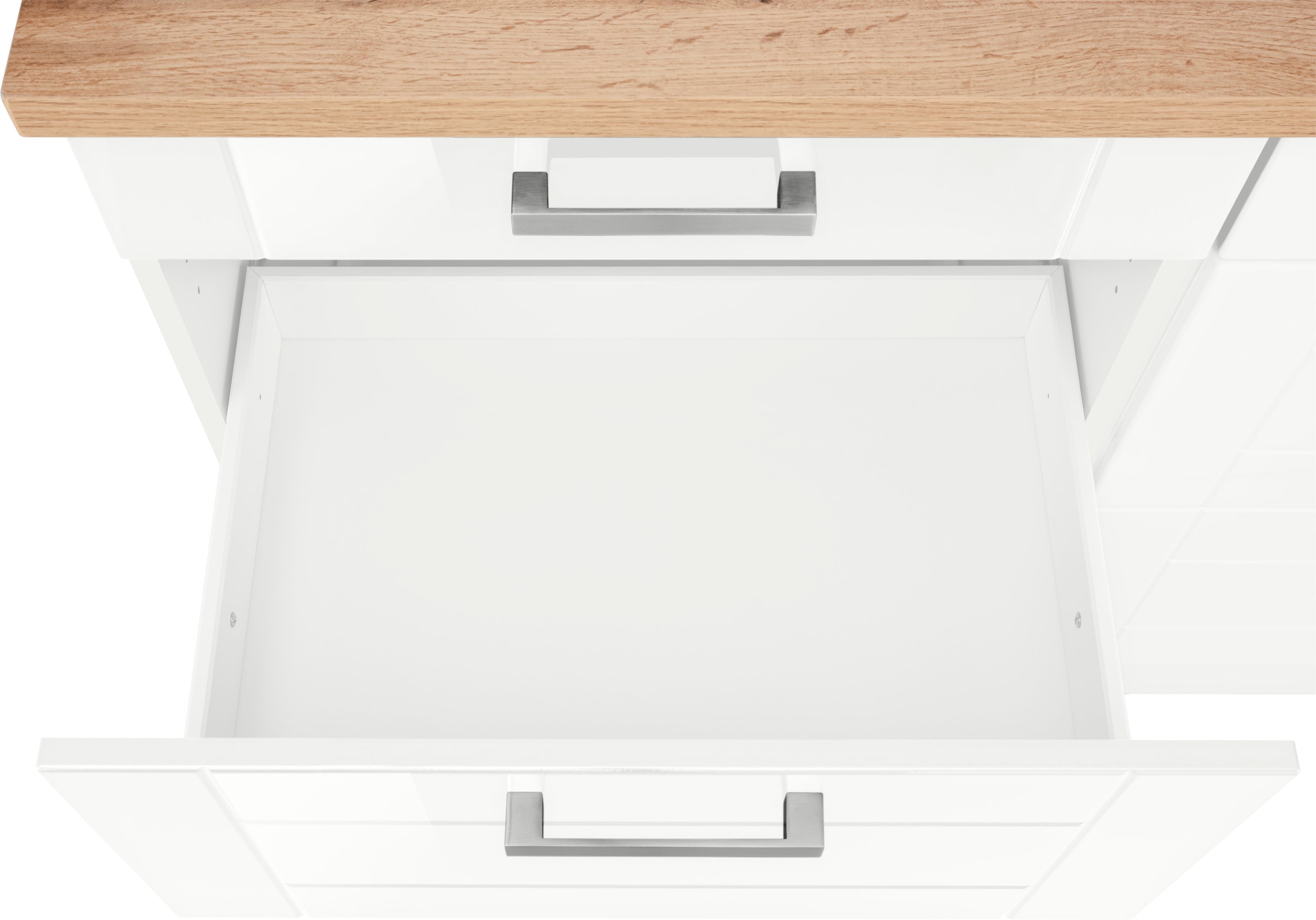 KOCHSTATION Winkelküche »KS-Tinnum«, mit E-Geräten, Stellbreite 240/180 cm