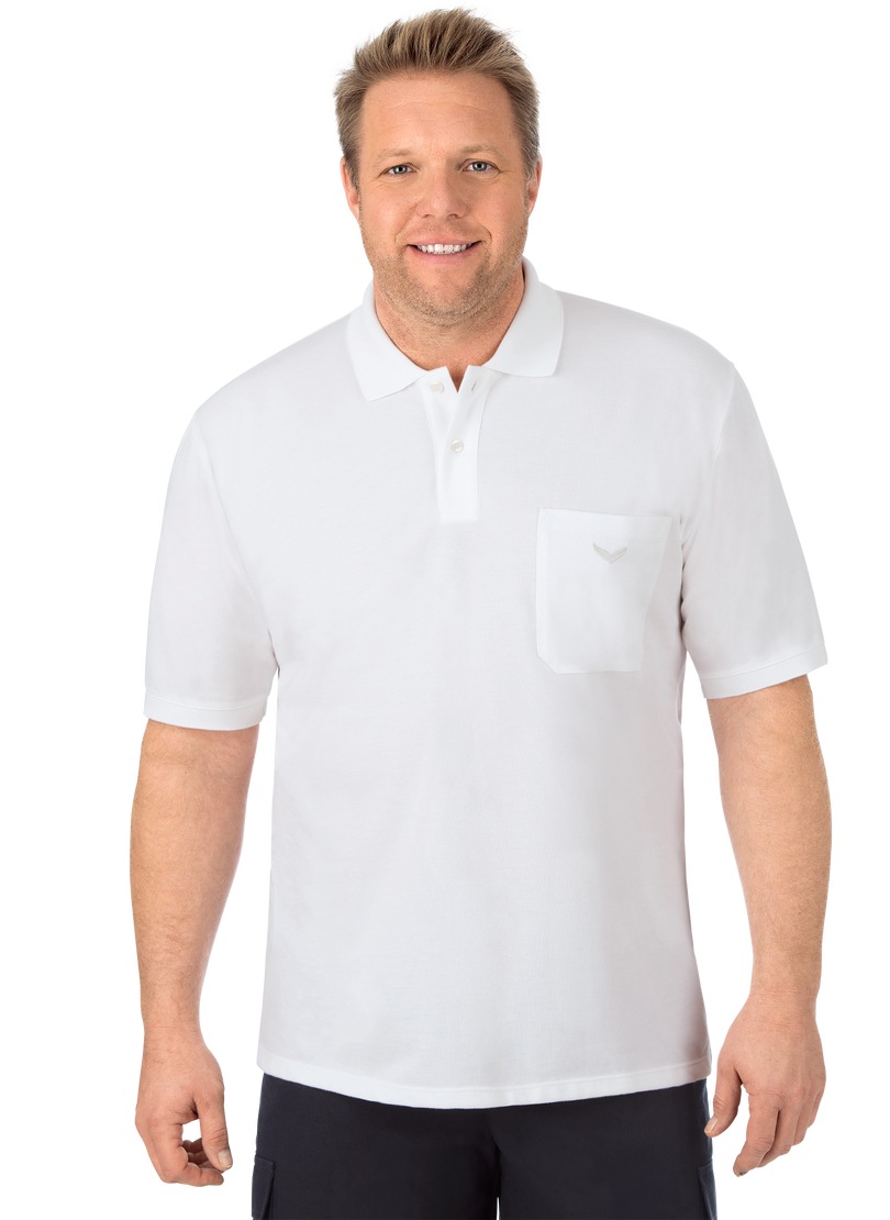 Trigema Poloshirt »TRIGEMA Polohemd mit Brusttasche«, (1 tlg.)