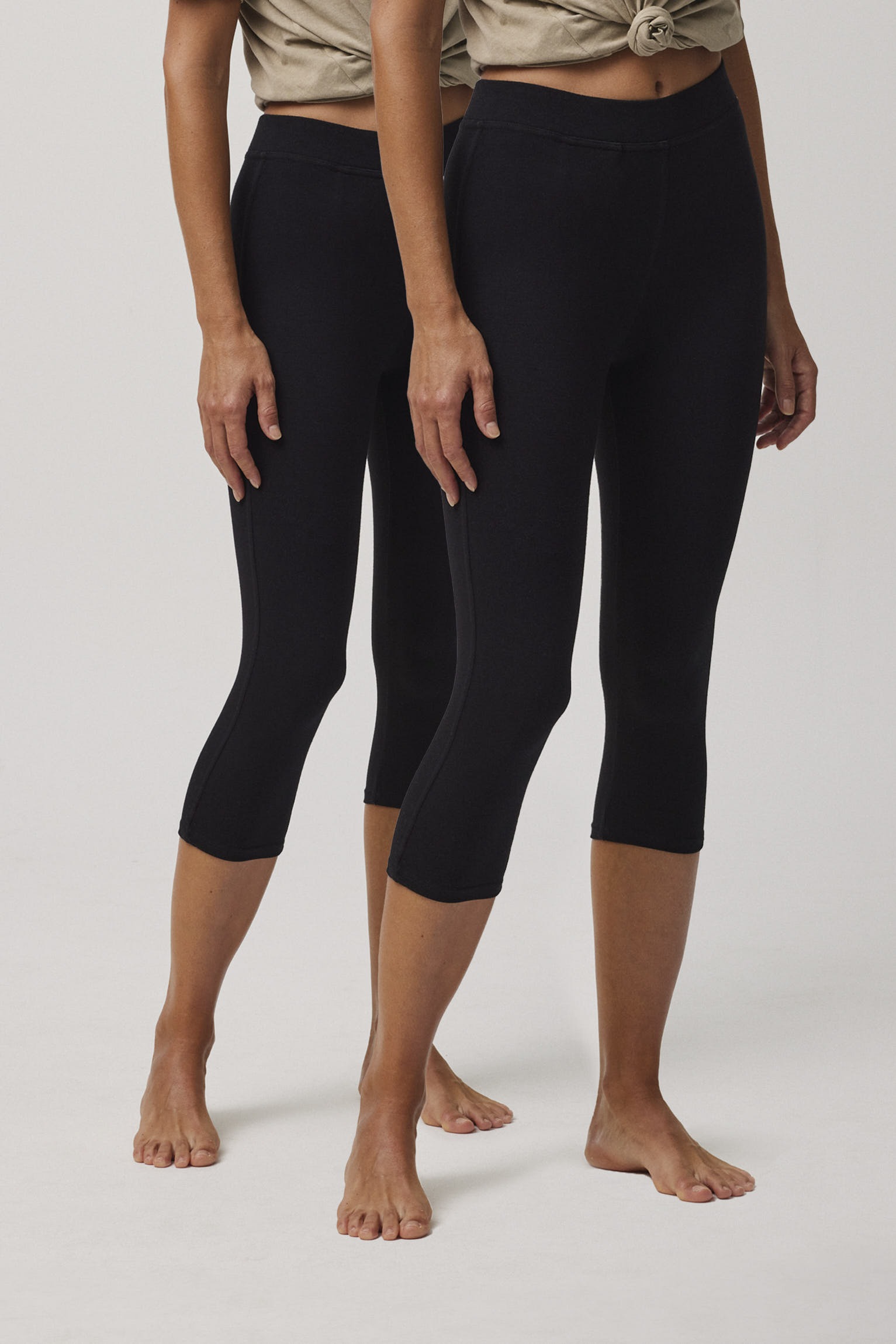 YSABEL MORA 3/4-Leggings  elastischer Bund, Baumwollmix
