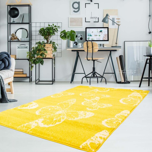 Carpet City Teppich »Moda 1507«, rechteckig, Flachflor, Wohnzimmer