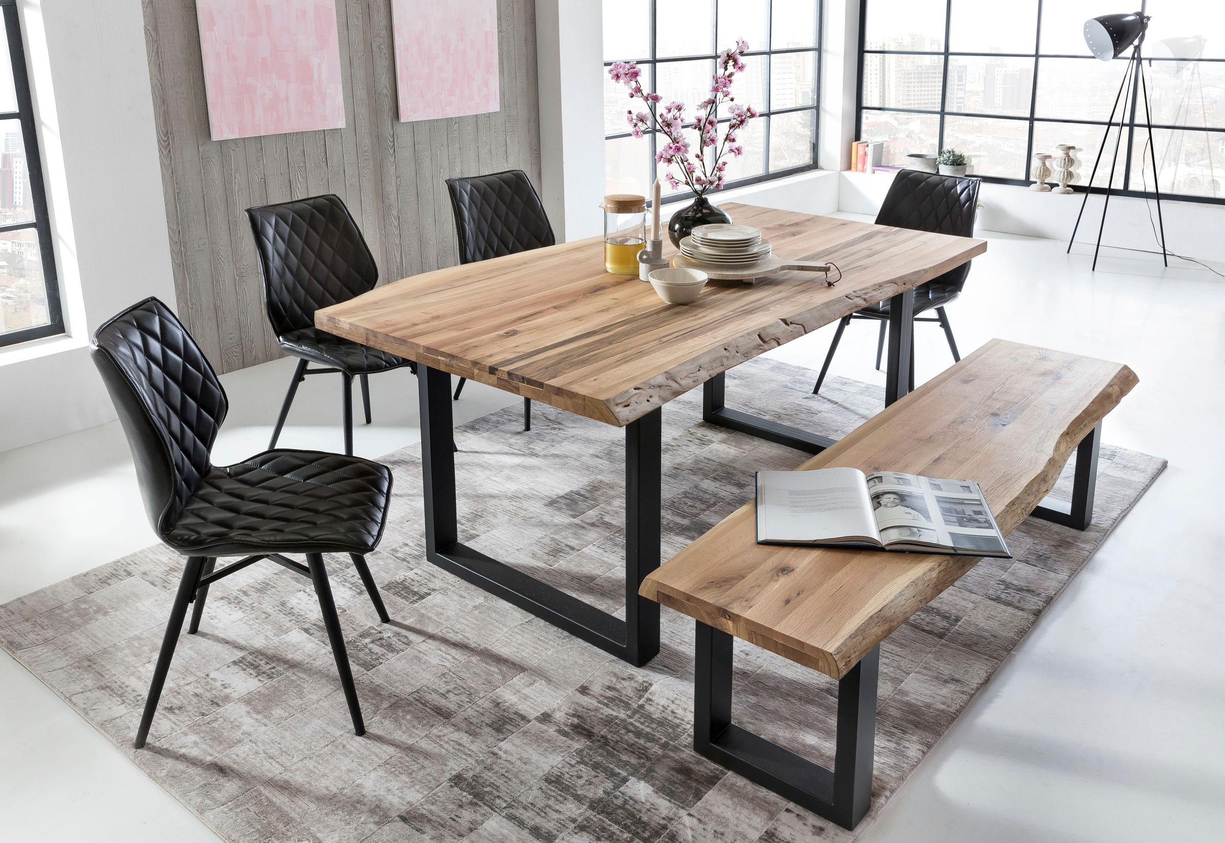 Home affaire Bank »Tristan«, aus Massivholz Eiche