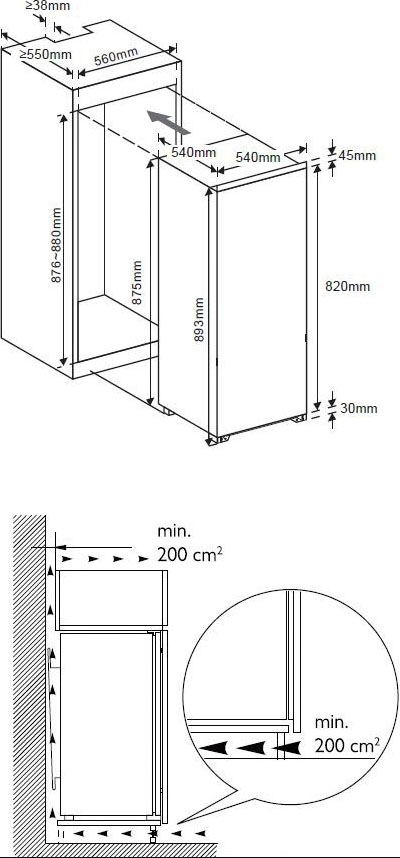 GORENJE Einbaukühlschrank »RI4092P1«