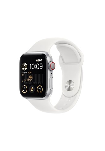 Apple Smartwatch »Apple Watch SE GPS + Cellular, Aluminium, 40 mm mit Sportarmband« kaufen
