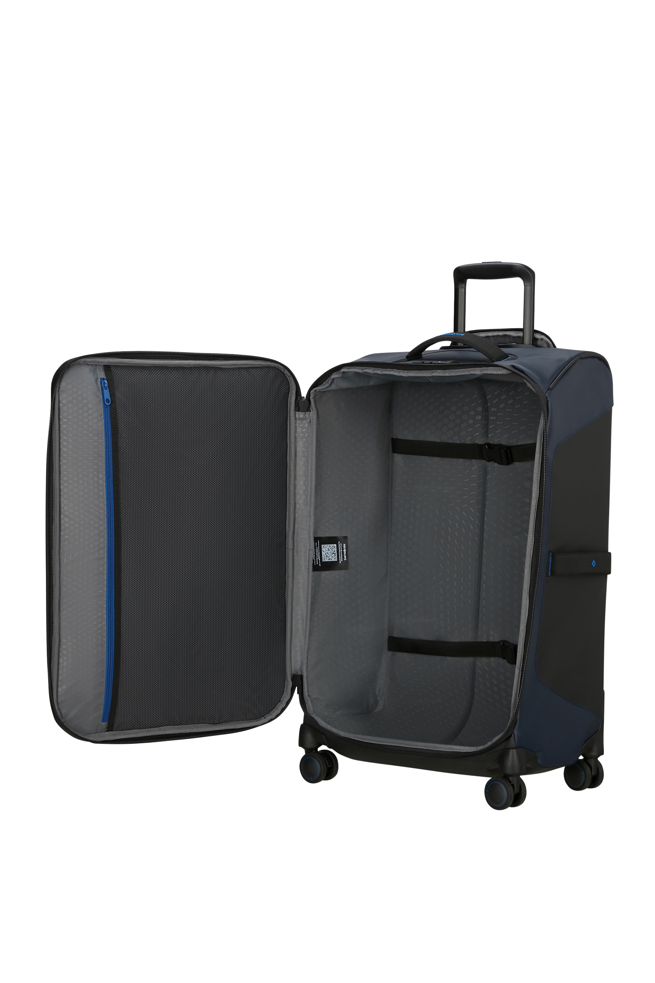 Samsonite Weichgepäck-Trolley »SPINNER DUFFLE« 80 l 4 Rollen Wasserabweisende Beschichtung, reflektierende Details für Sichtbarkeit