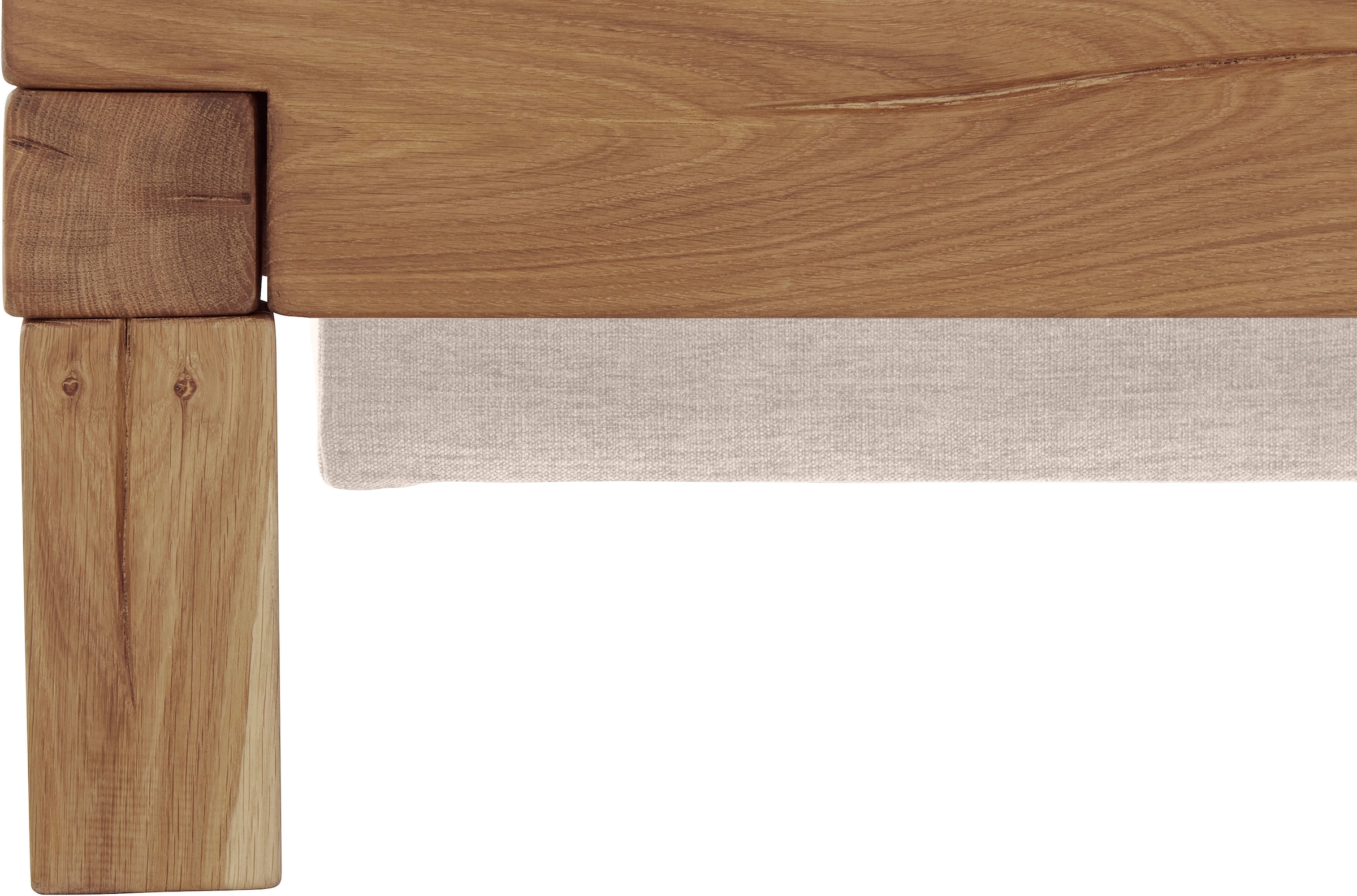 Home affaire Boxspringbett »VILLADS inkl. Taschenfederkernmatratze H2-H4 und Topper« Inside-Boxspring, recycelte Bezugsstoffe, Liegefläche 160 cm x 200 cm