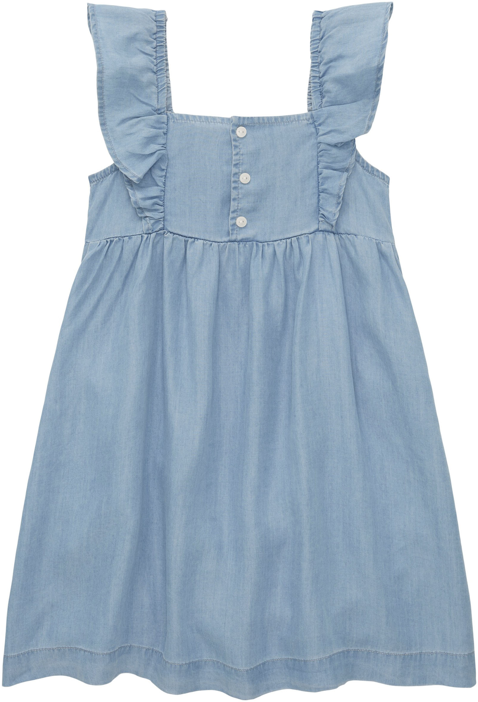 Sommerkleid, Mit dezenter Knopfleiste vorne