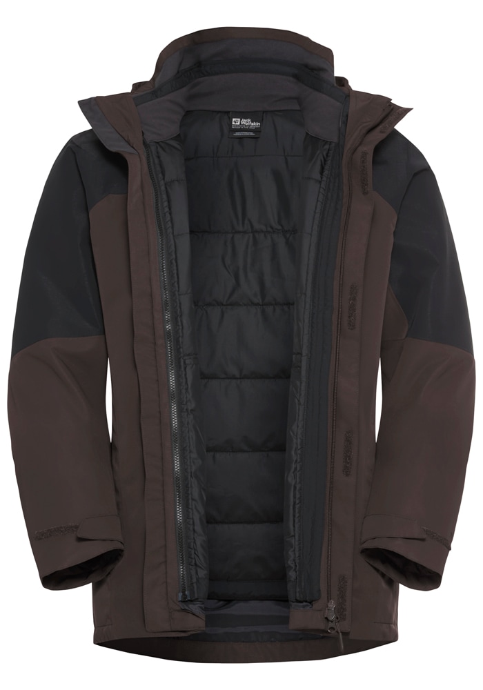 Jack Wolfskin 3-in-1-Funktionsjacke »ROMBERG 3IN1 JKT M« mit Kapuze
