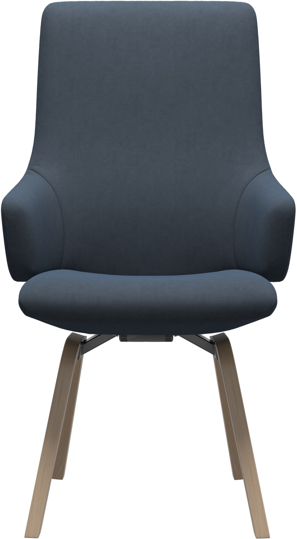 Stressless® Polsterstuhl »Laurel« () High Back mit Armlehne, Größe L, mit schräggestellten Beinen in Eiche