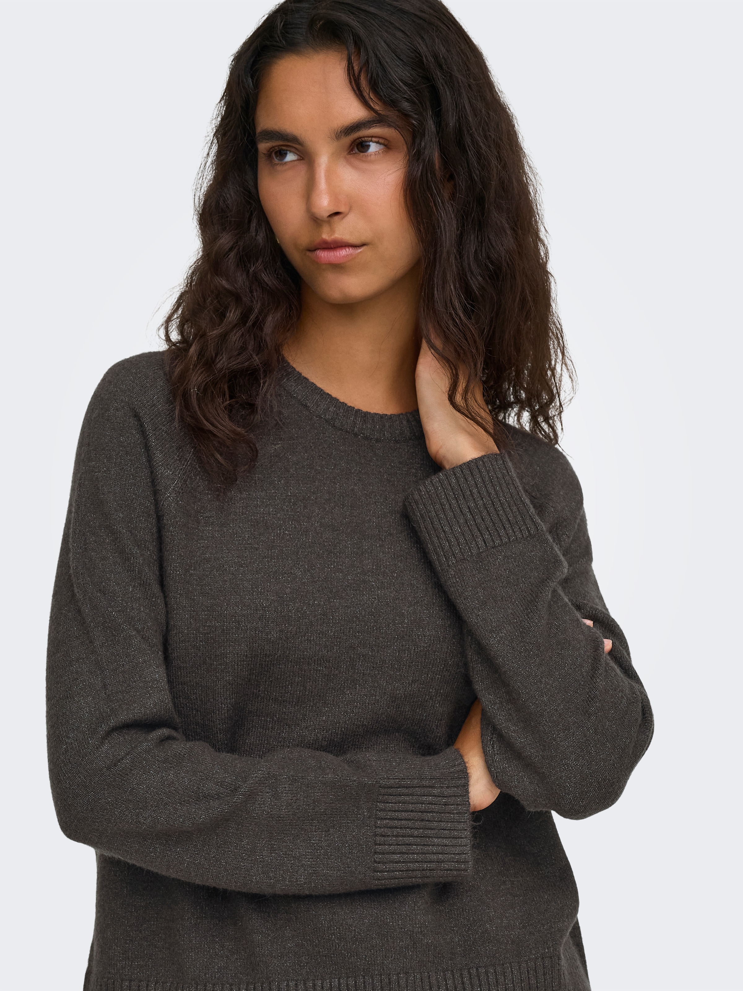 ONLY Strickpullover »ONLPRINCESS LS O-NECK RAGLAN KNT NOOS« Viskosemischung, regular fit