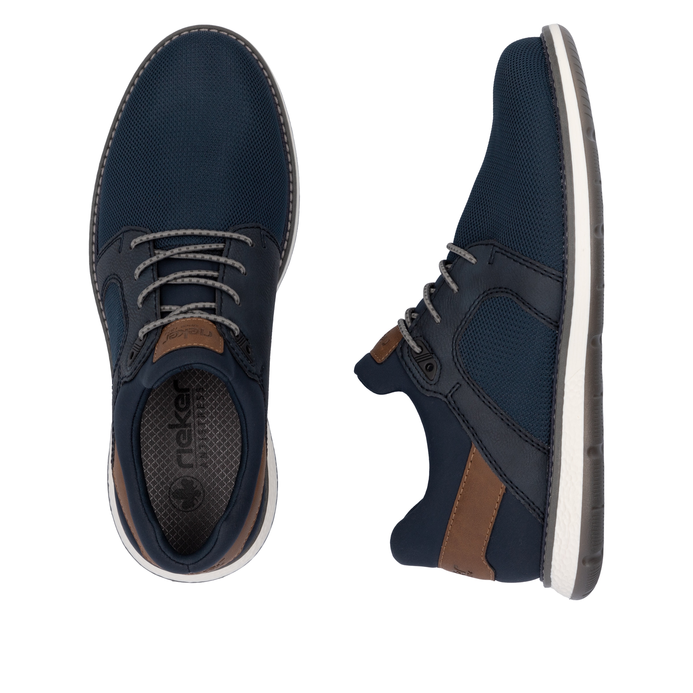 Rieker Slip-On Sneaker, Slipper, Halbschuh, Freizeitsneaker mit gepolstertem Schaftrand