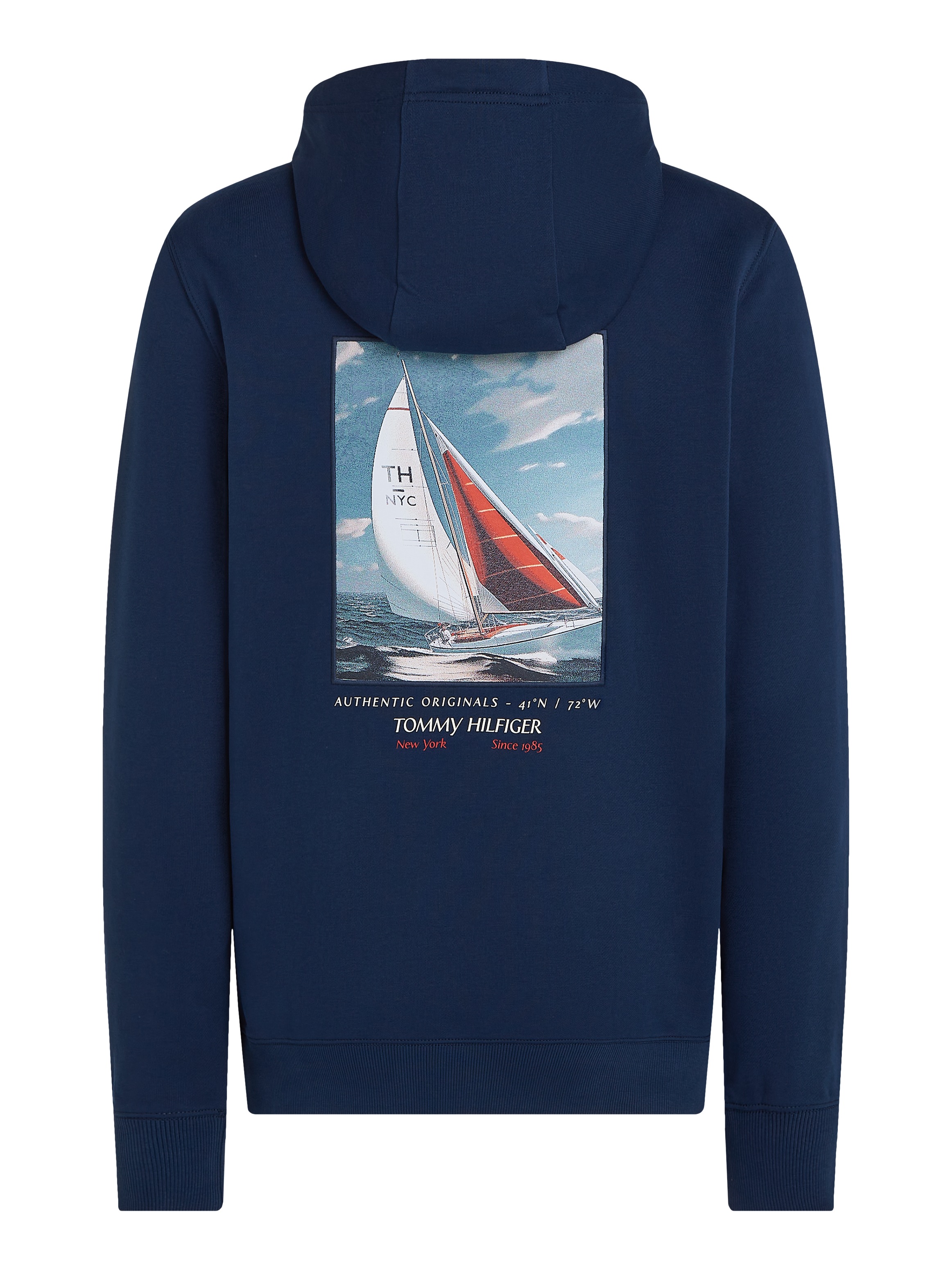 Tommy Hilfiger Kapuzensweatshirt »HILFIGER COLOR PHOTO PRT HOODIE«, mit großem Fotoprint auf dem Rücken