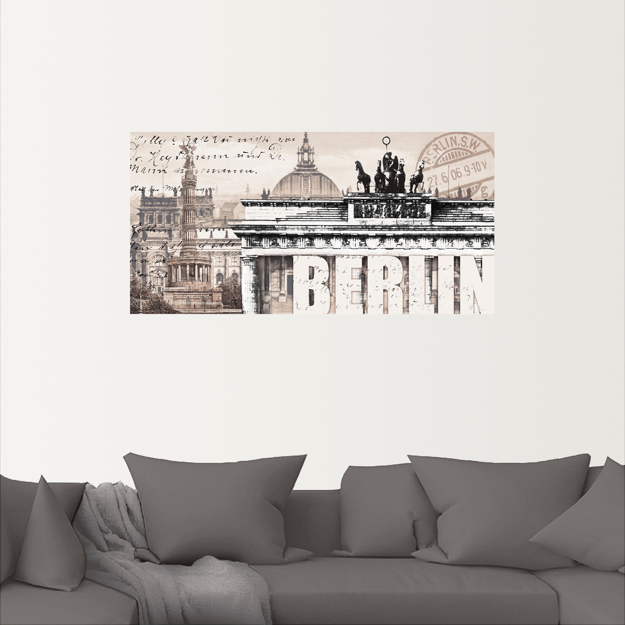 Artland Wandbild »Berlin II«, Deutschland, Leinwandbild, Poster Größen in St.), versch. Raten oder auf (1 Alubild, Wandaufkleber als kaufen