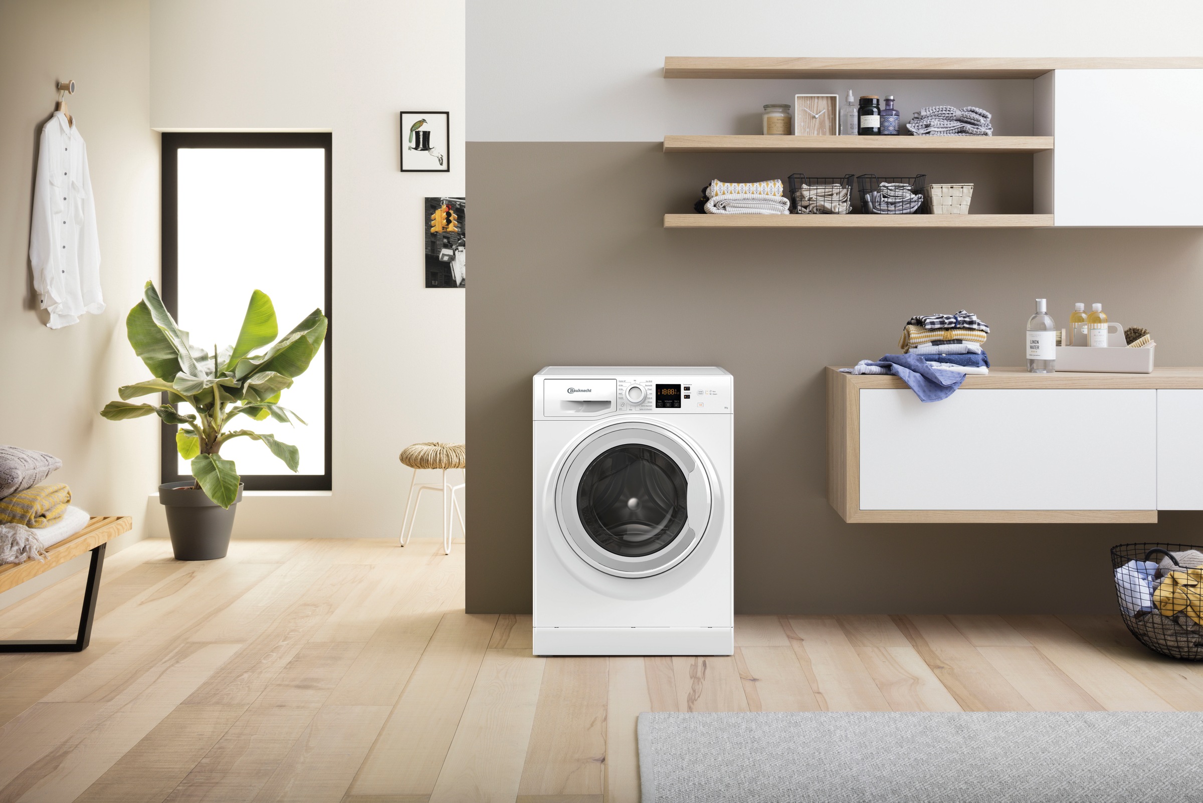 BAUKNECHT Waschmaschine »WAM 814 A«, 8 kg, 1400 U/min, Digital Motion-Technologie