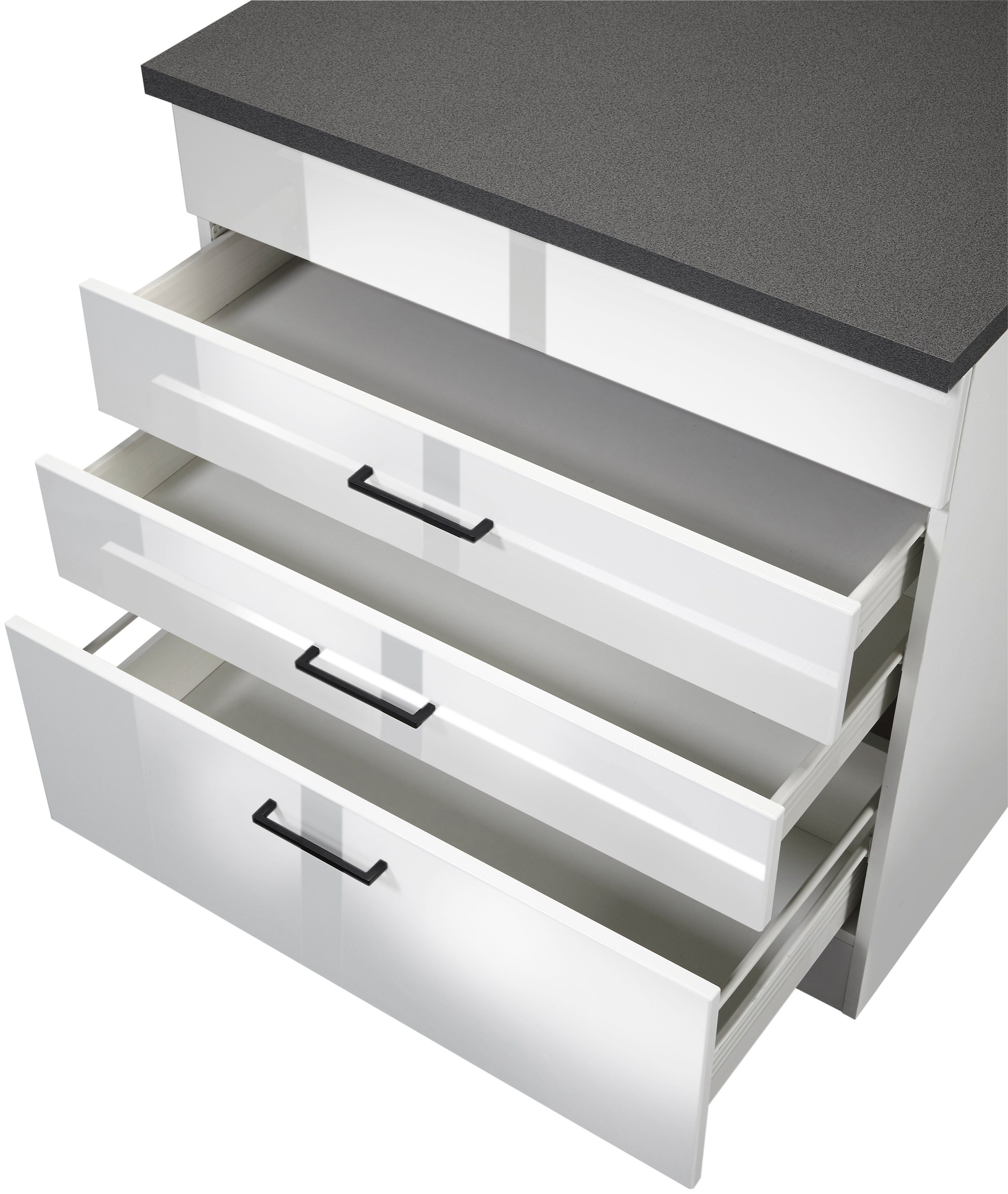 KOCHSTATION Kochfeldumbauschrank »KS-Trier« Breite 80 cm